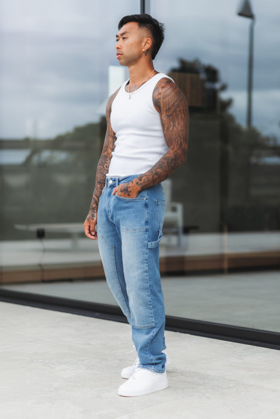 MARANGOZ JEANS - YIKAMALI AÇIK MAVİ