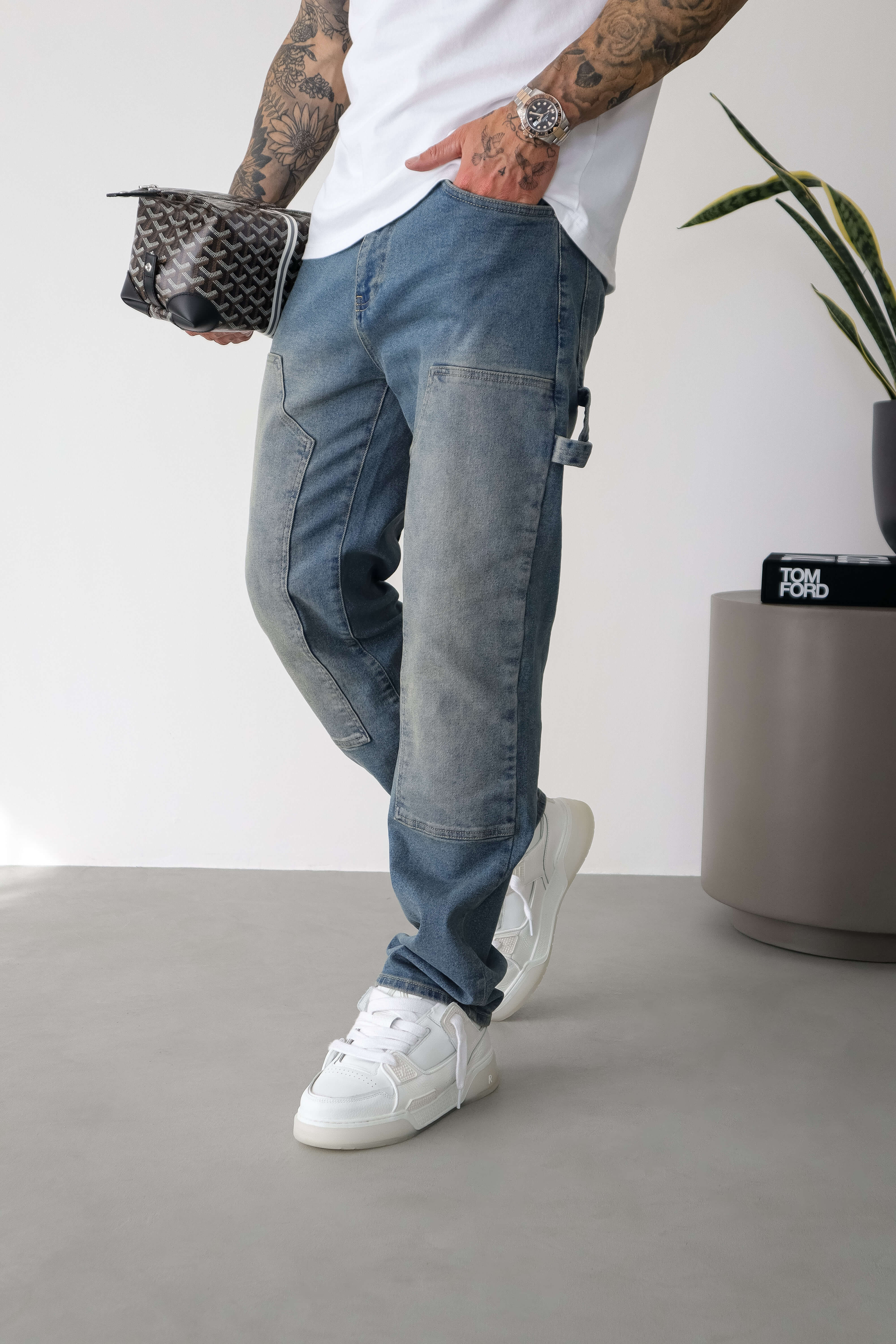 MARANGOZ JEANS - YIKAMALI TAŞ MAVİSİ