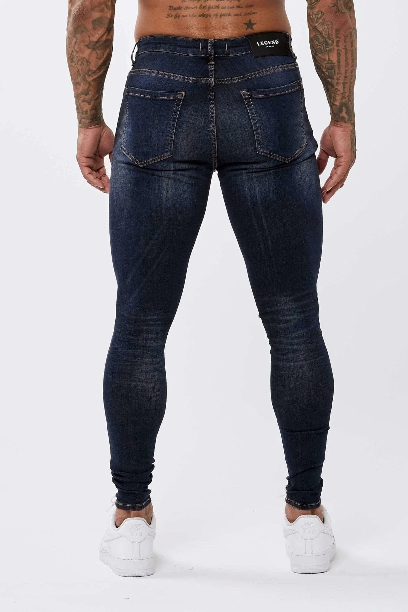 SKINNY FIT KOT PANTOLON - KLASİK İNDİGO MAVİ