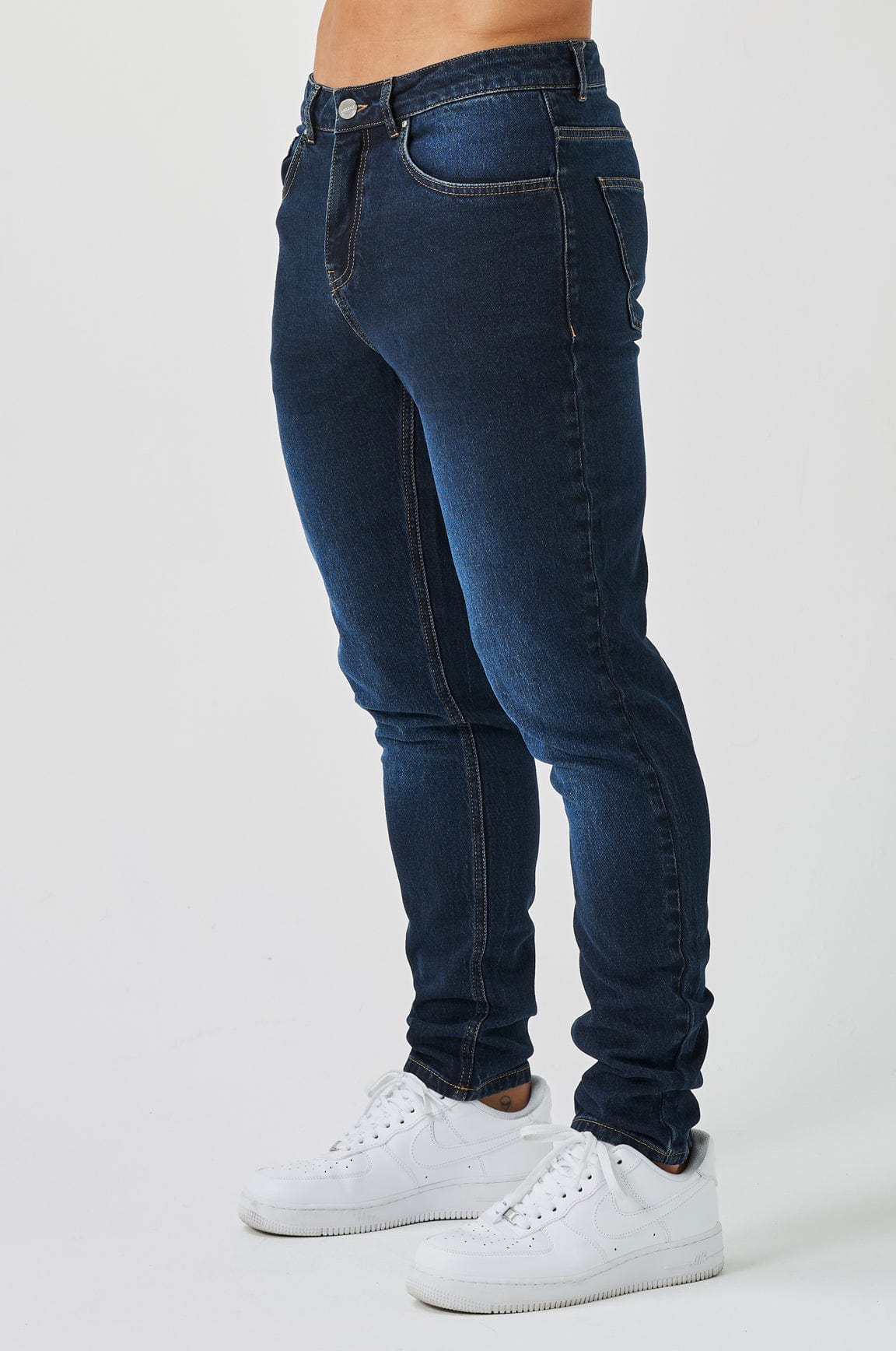 REGULAR FIT KOT PANTOLON - MAVİ SİYAH