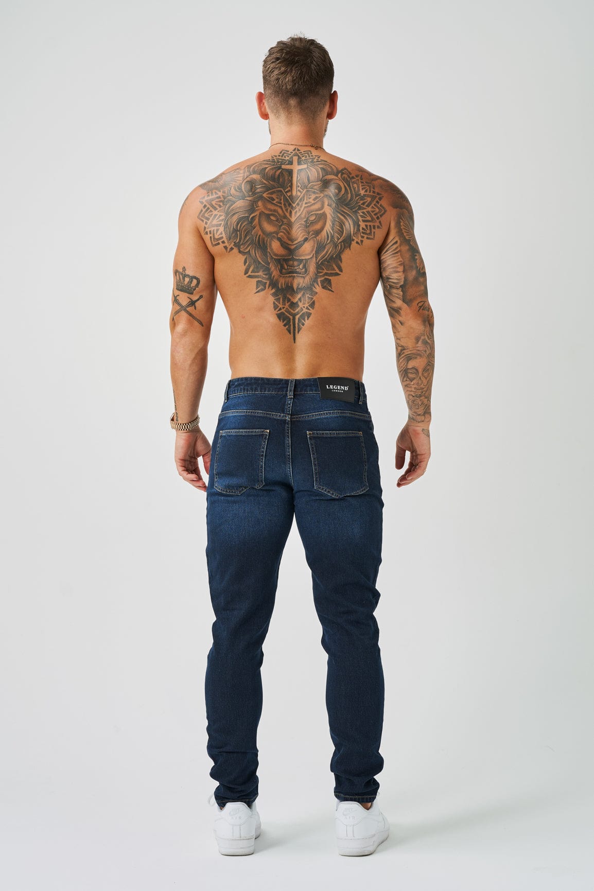 REGULAR FIT KOT PANTOLON - MAVİ SİYAH