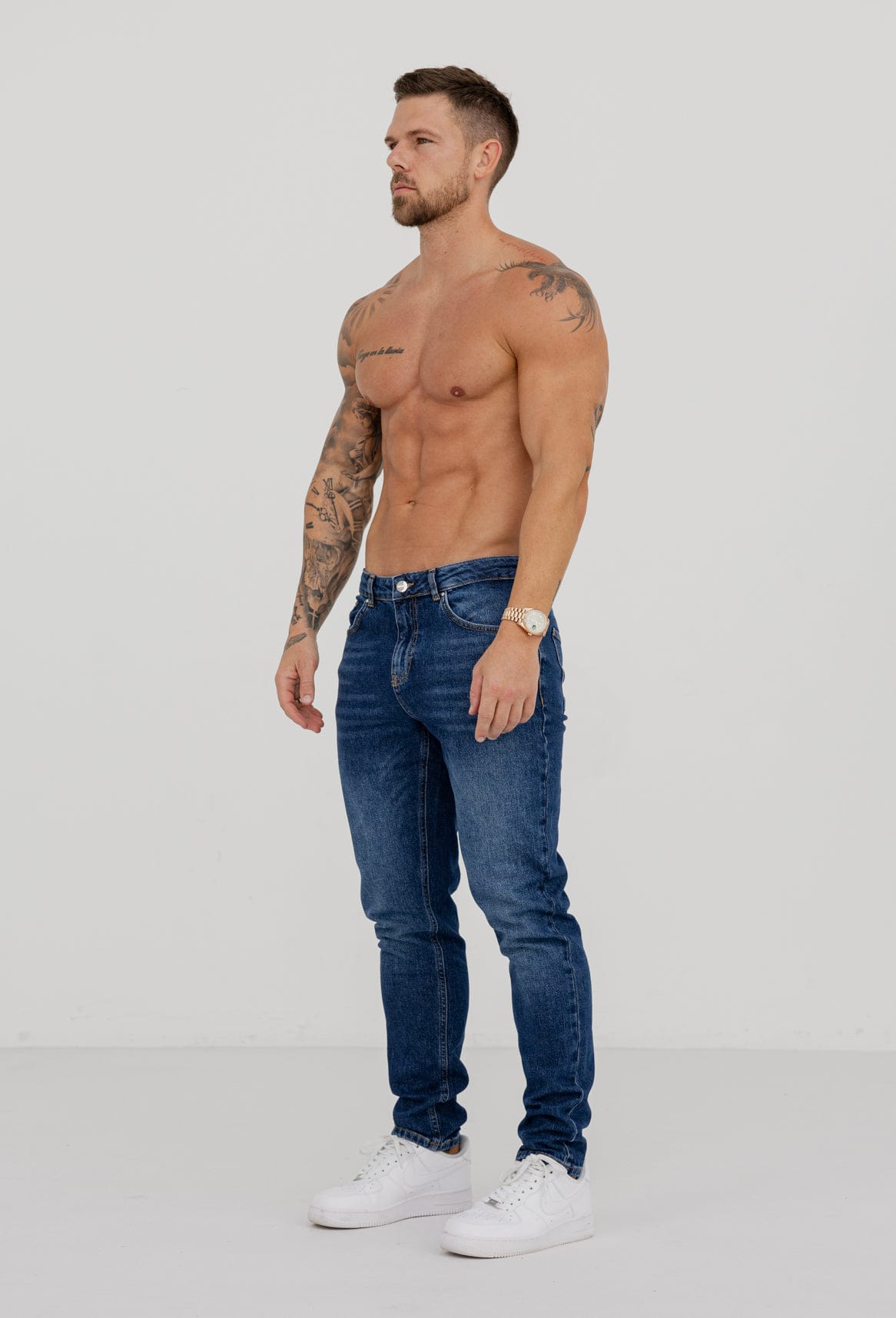 REGULAR FIT KOT PANTOLON - KOYU MAVİ