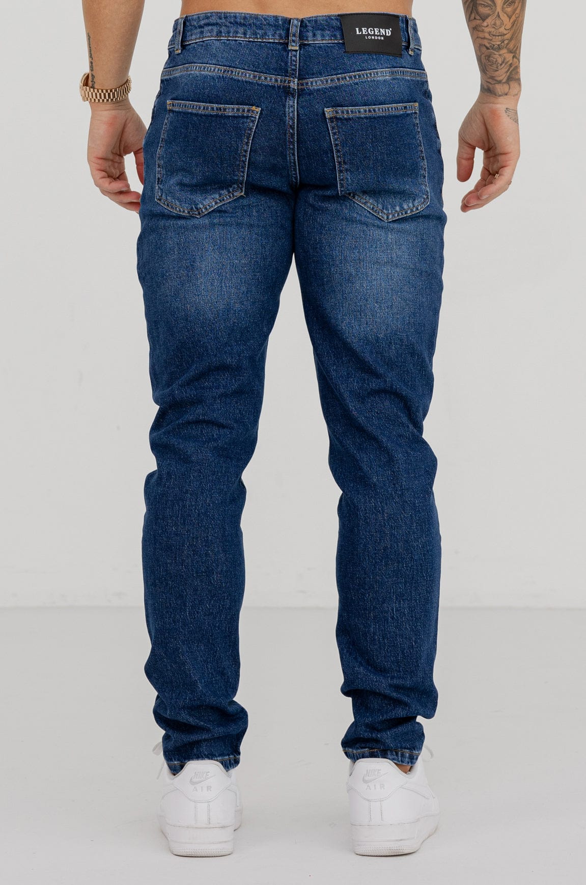 REGULAR FIT KOT PANTOLON - KOYU MAVİ