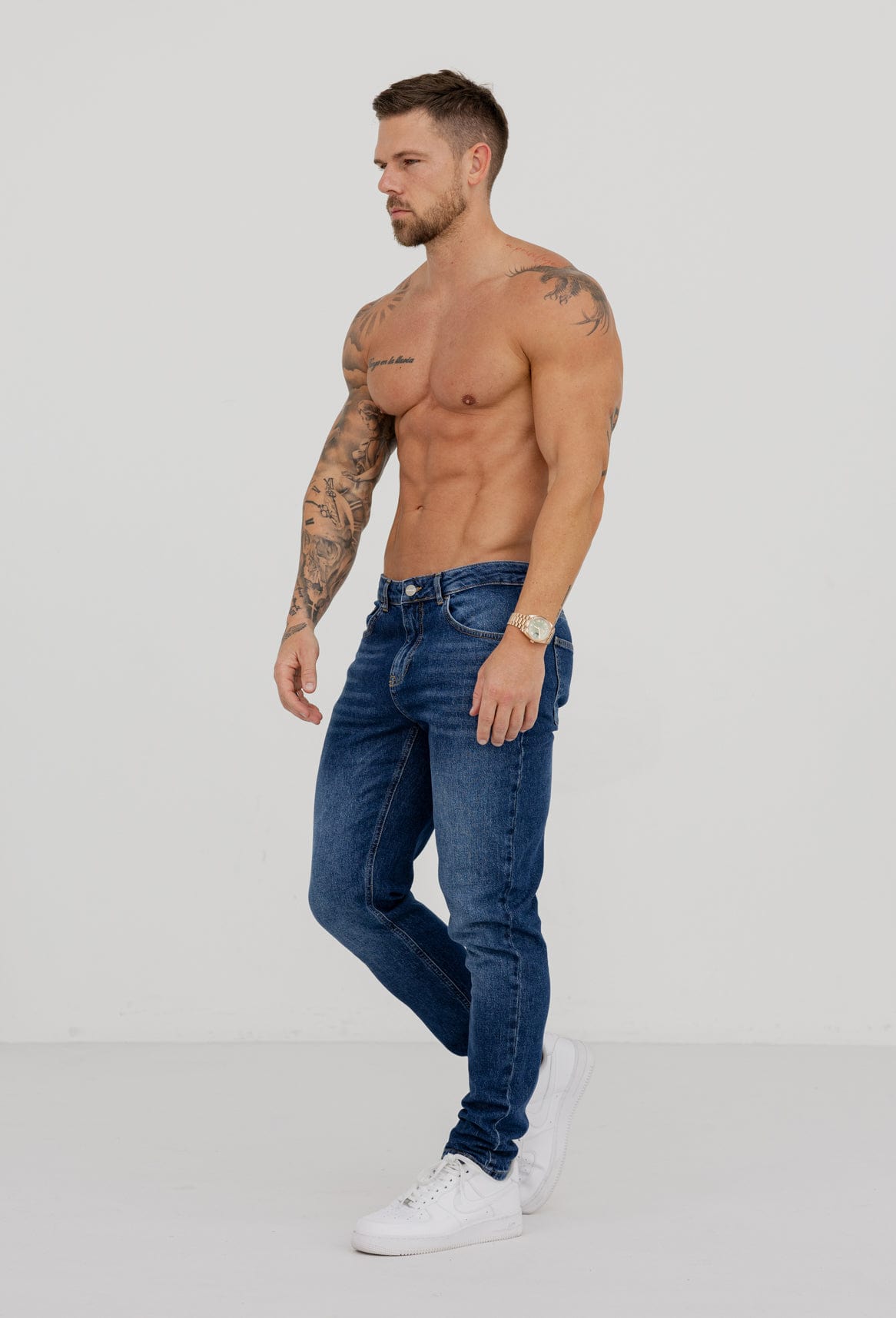 REGULAR FIT KOT PANTOLON - KOYU MAVİ
