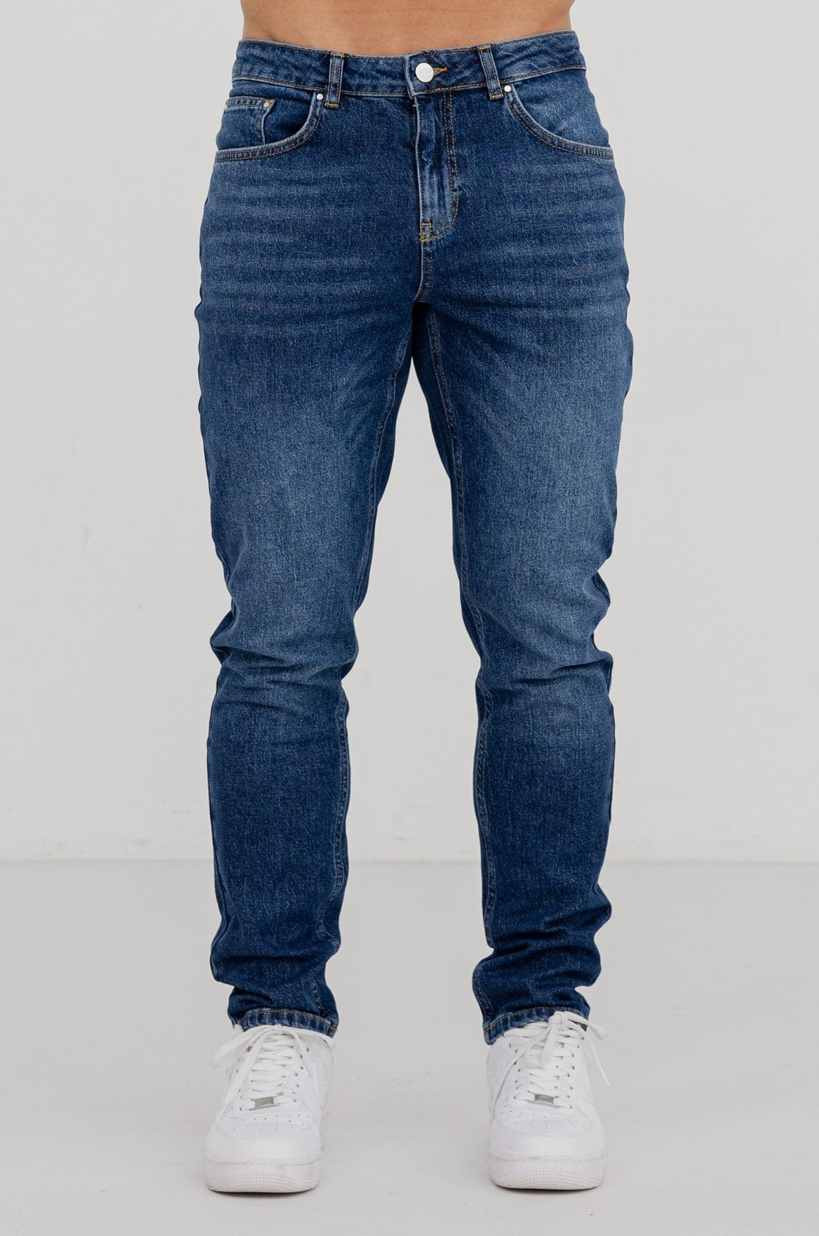 REGULAR FIT KOT PANTOLON - KOYU MAVİ