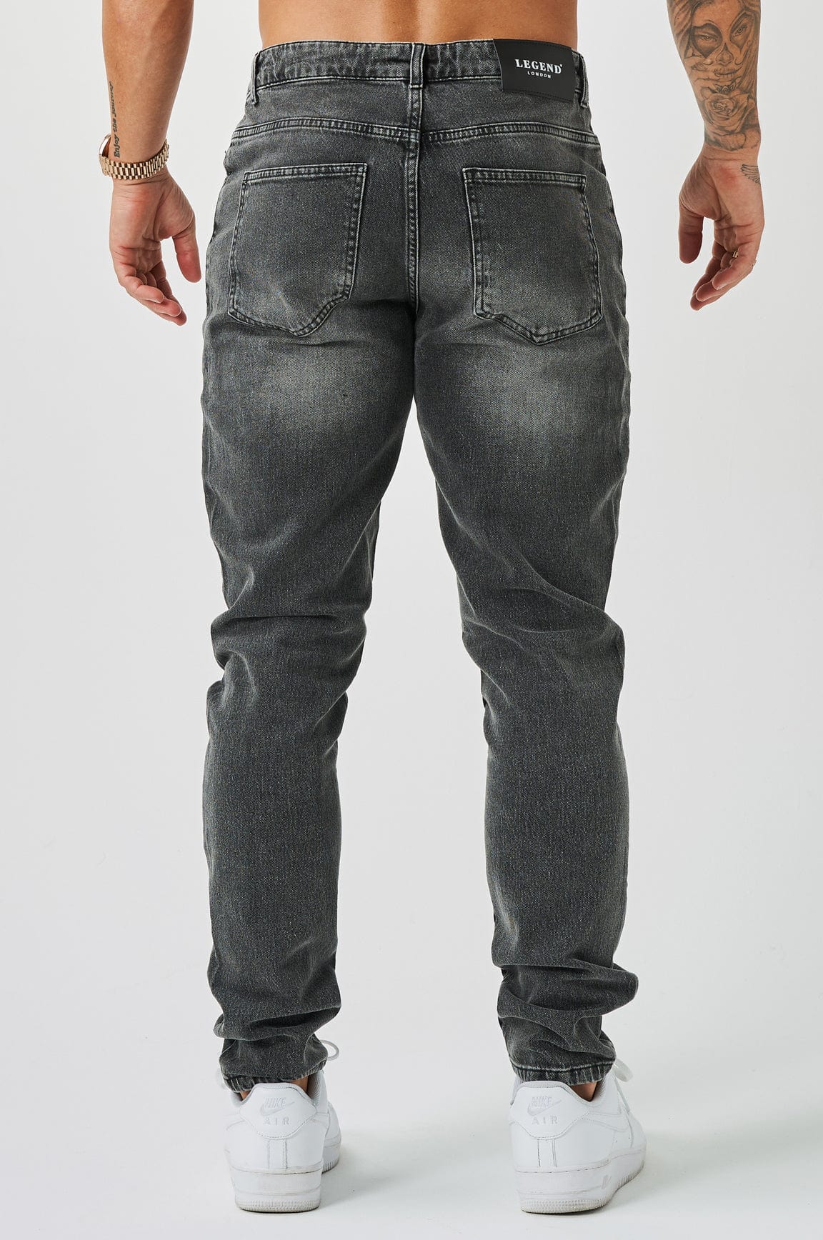 REGULAR FIT KOT PANTOLON - YIKAMALI GRİ