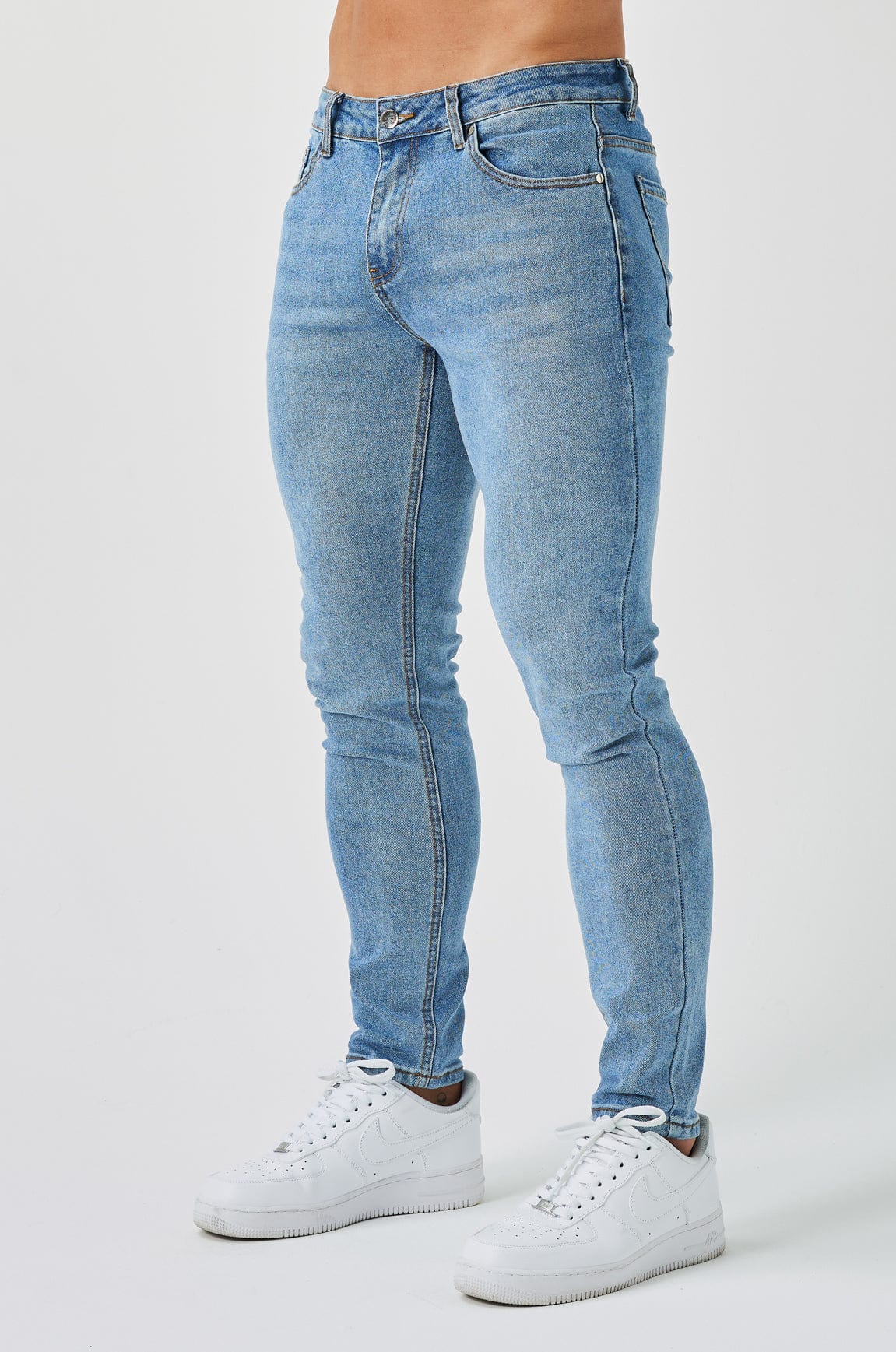 SLIM FIT KOT PANTOLON 2.0 - BLEACH MAVİ