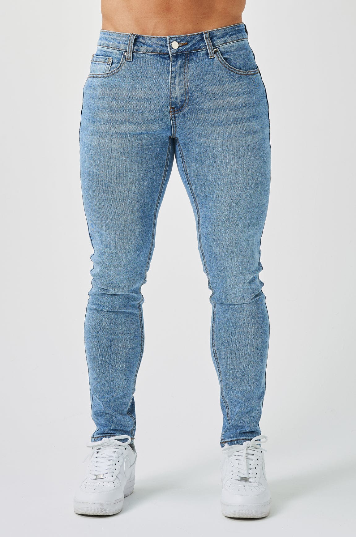 SLIM FIT KOT PANTOLON 2.0 - BLEACH MAVİ