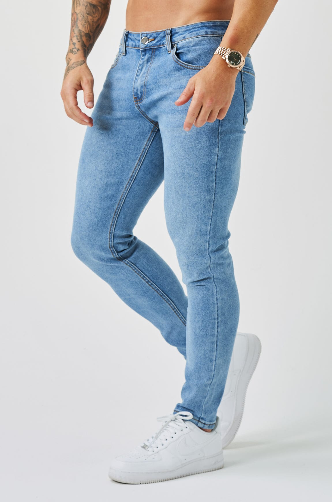 SLIM FIT KOT PANTOLON 2.0 - BLEACH MAVİ