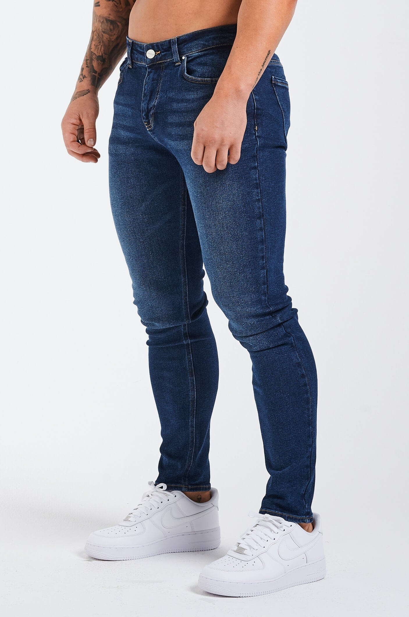 SLIM FIT KOT PANTOLON 2.0 - KOYU MAVİ