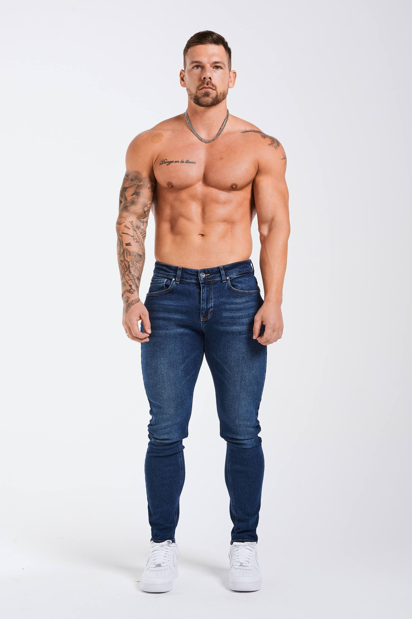 SLIM FIT KOT PANTOLON 2.0 - KOYU MAVİ