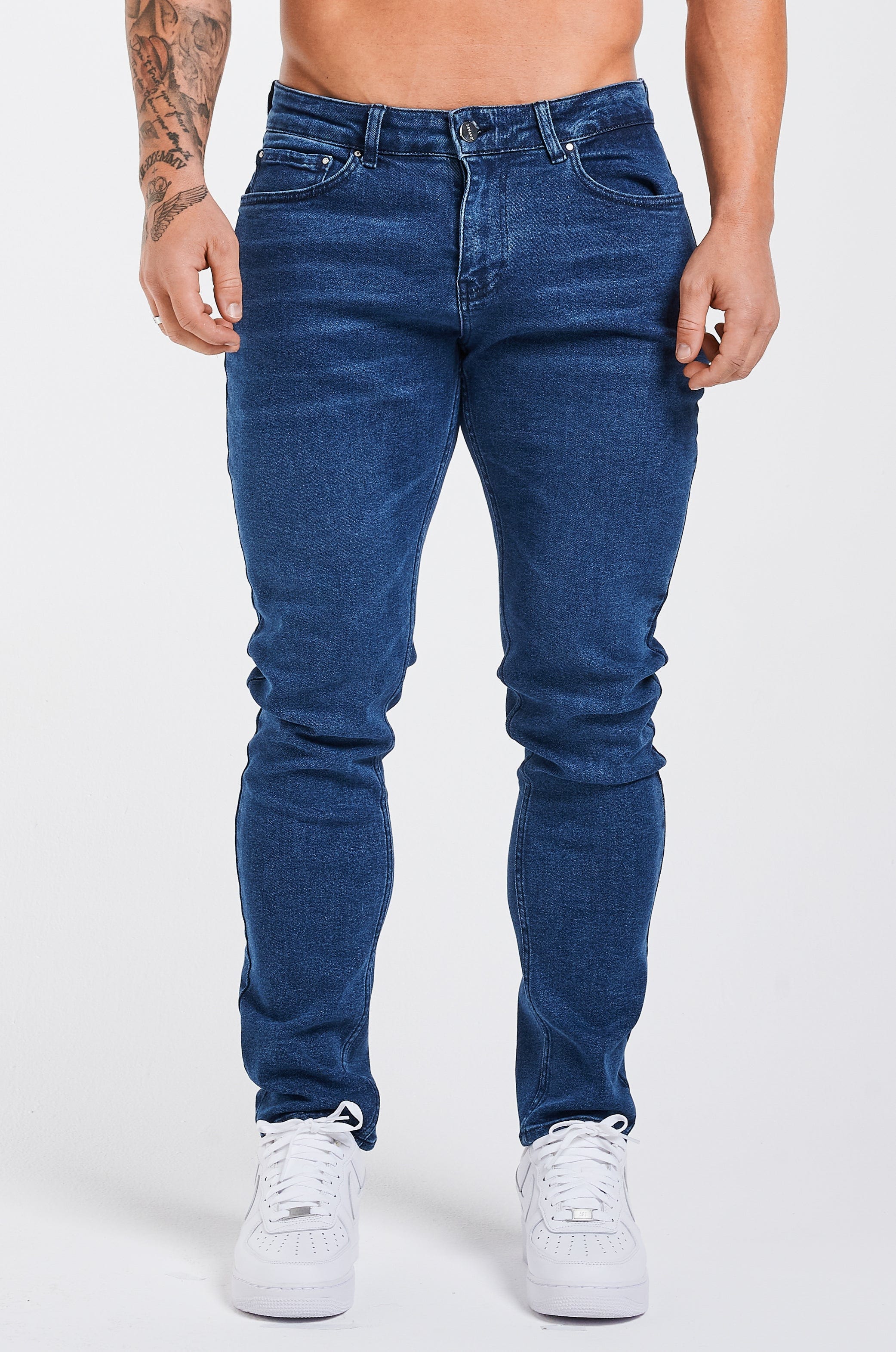 SLIM FIT KOT PANTOLON 2.0 - DERİN MAVİ