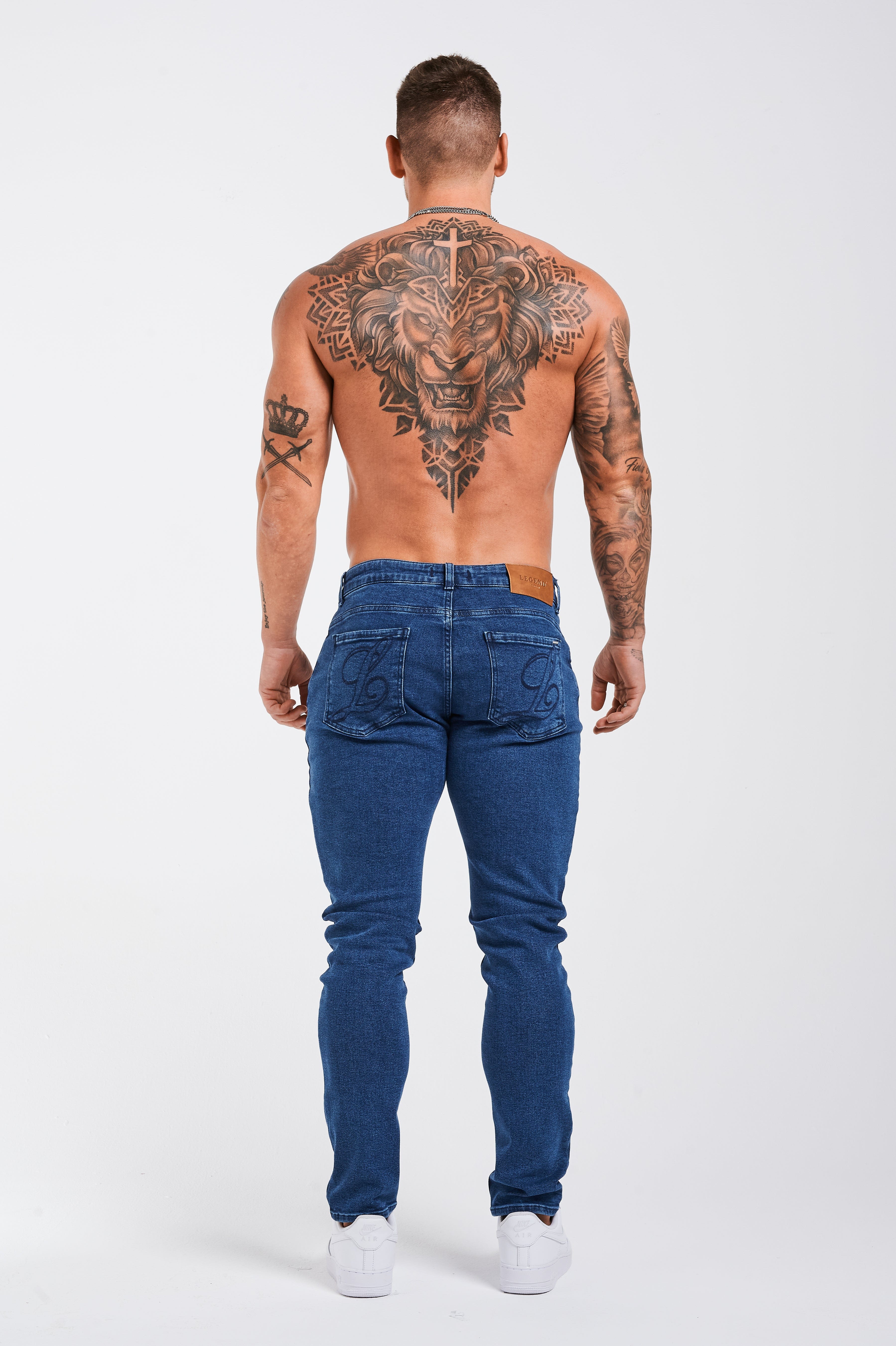SLIM FIT KOT PANTOLON 2.0 - DERİN MAVİ