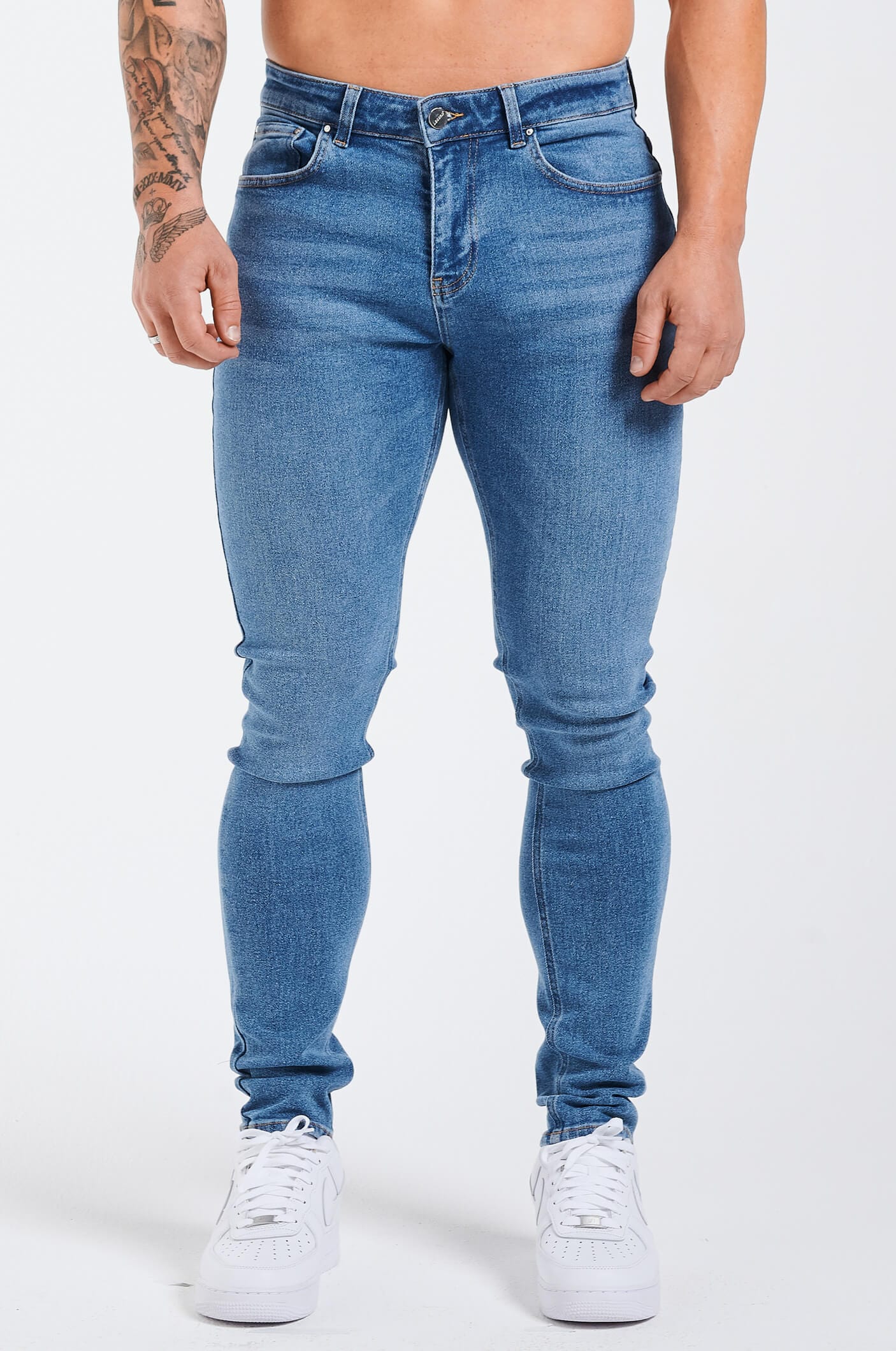 SLIM FIT KOT PANTOLON 2.0 - AÇIK MAVİ