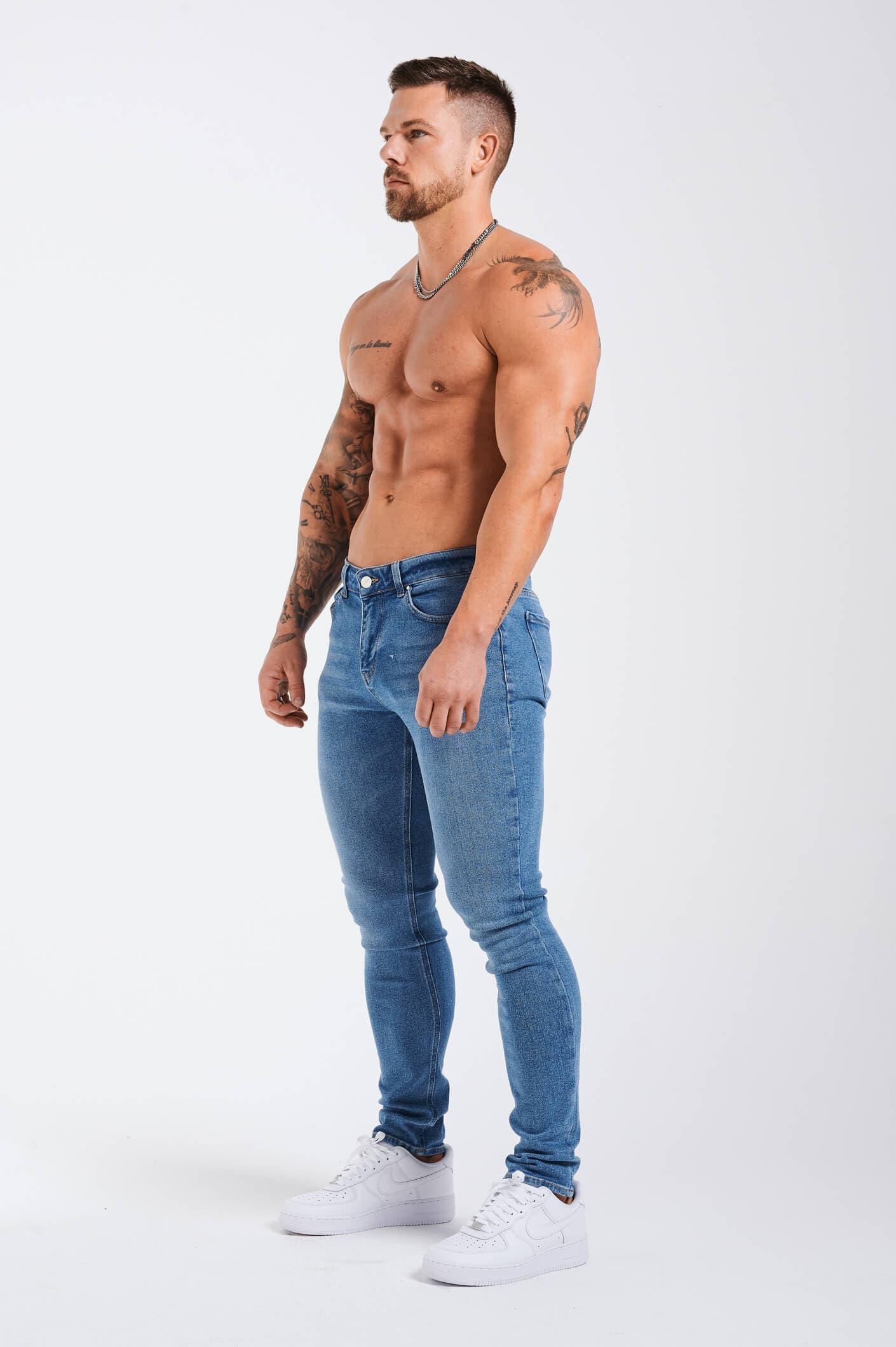 SLIM FIT KOT PANTOLON 2.0 - AÇIK MAVİ