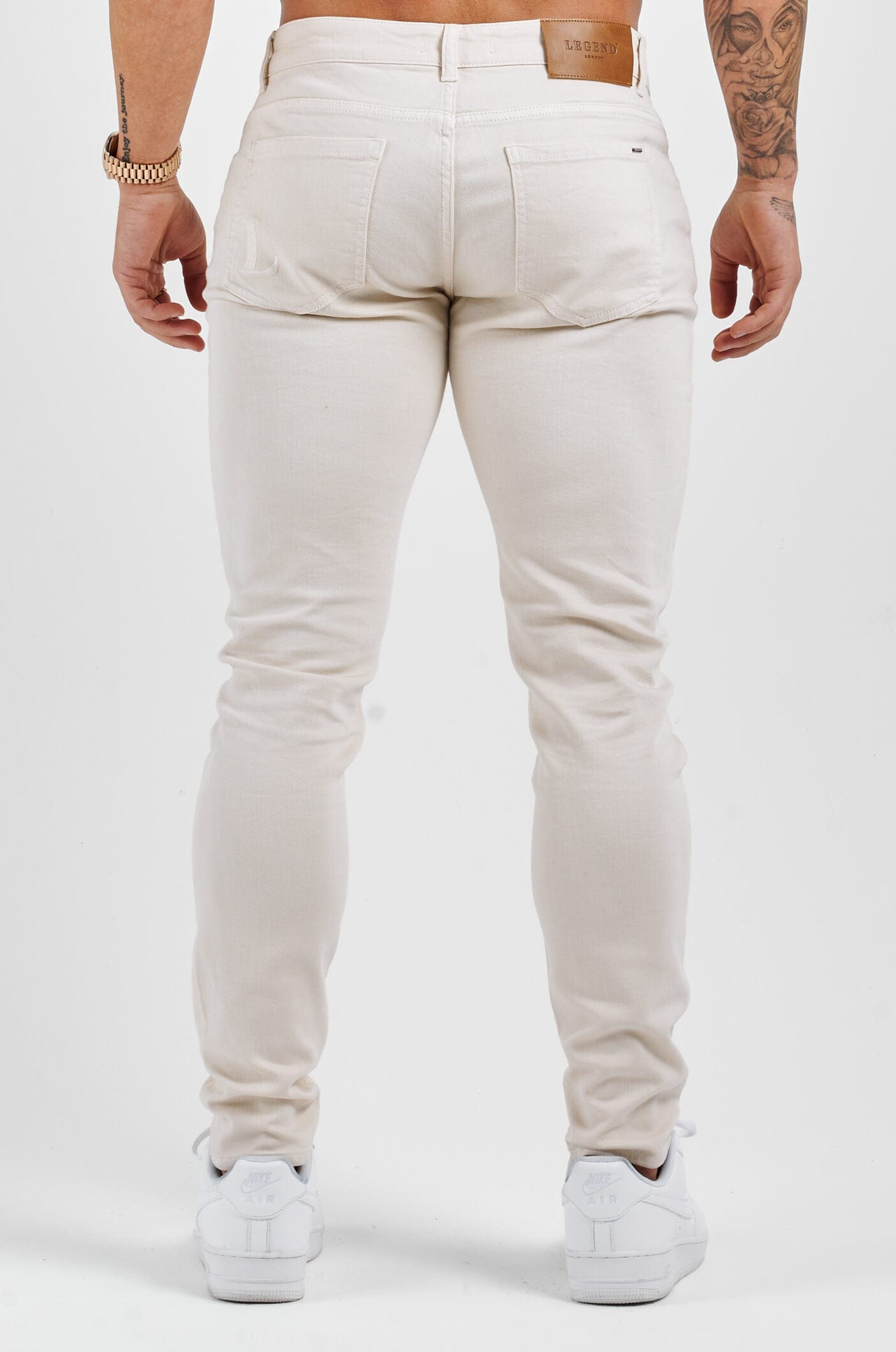 SLIM FIT KOT PANTOLON 2.0 - BEYAZ