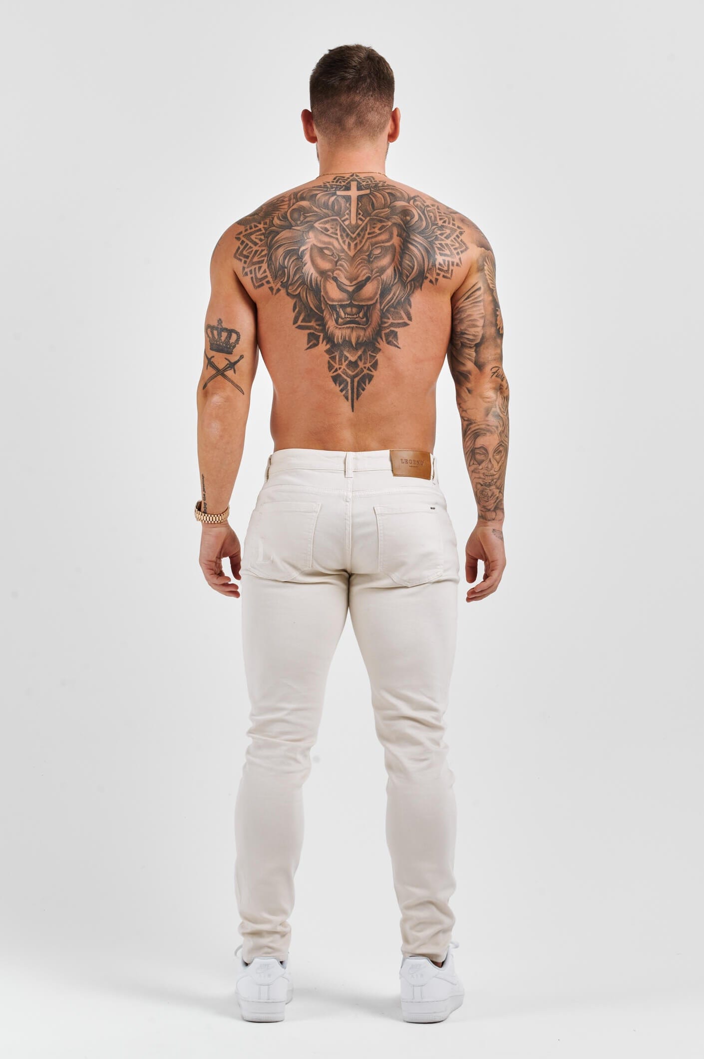 SLIM FIT KOT PANTOLON 2.0 - BEYAZ