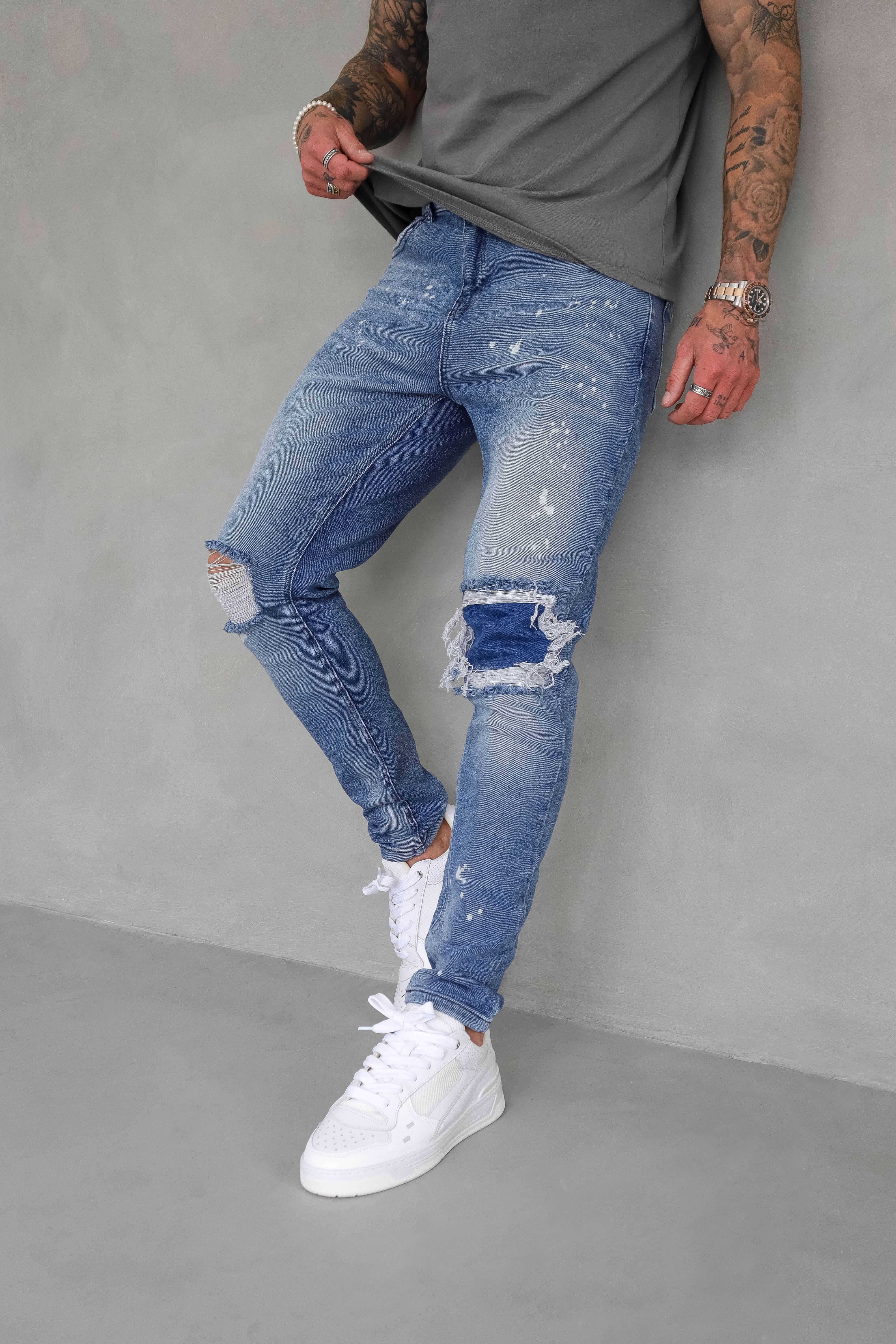 SLIM FIT KOT PANTOLON 2.0 - MAVİ