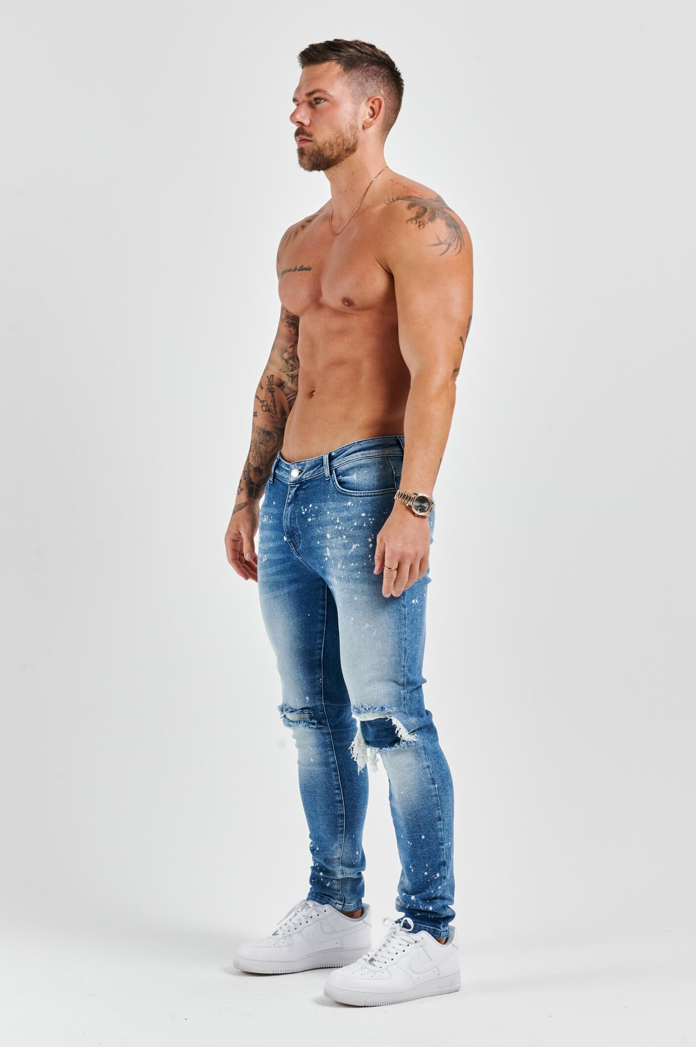 SLIM FIT KOT PANTOLON 2.0 - MAVİ
