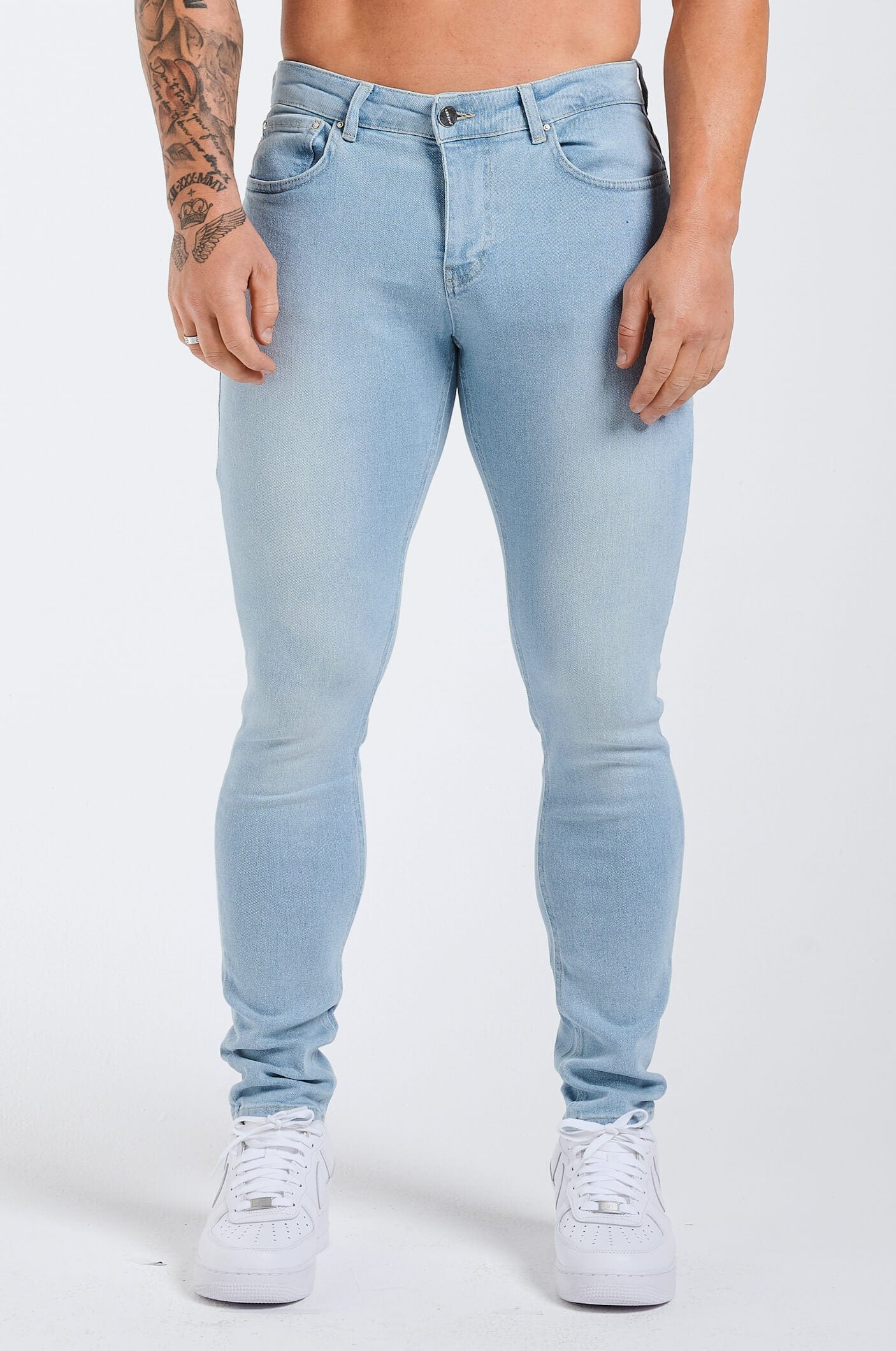 SLIM FIT KOT PANTOLON 2.0 - SOLUK AÇIK MAVİ