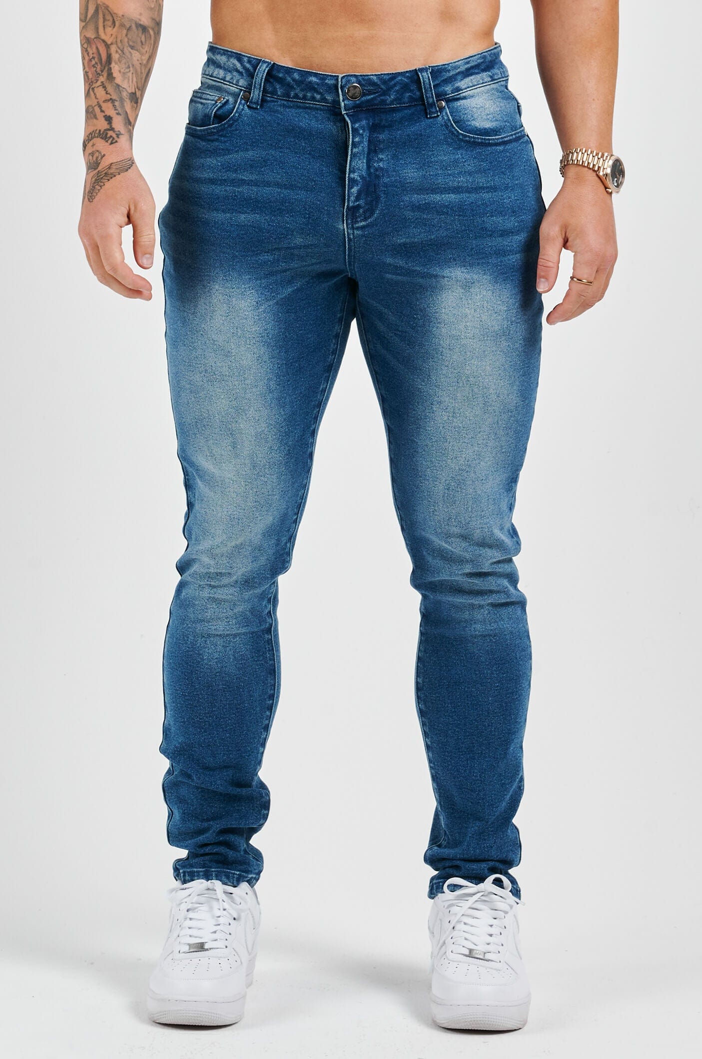 SLIM FIT KOT PANTOLON 2.0 - CANLI MAVİ