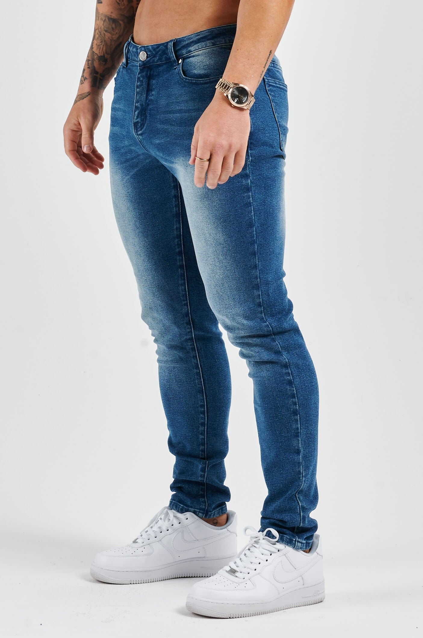 SLIM FIT KOT PANTOLON 2.0 - CANLI MAVİ