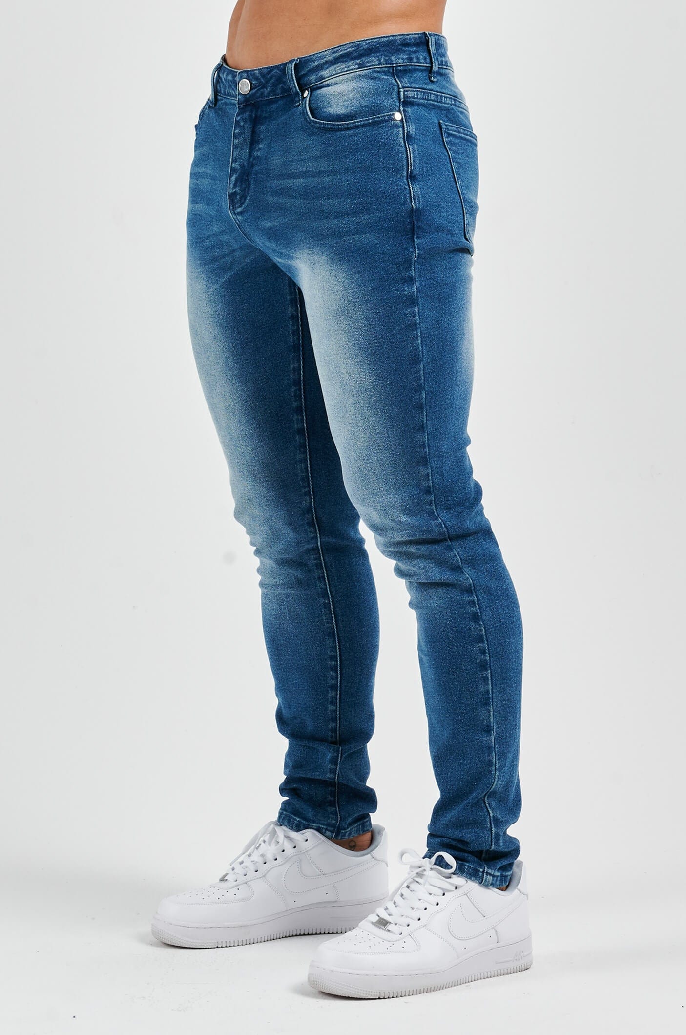 SLIM FIT KOT PANTOLON 2.0 - CANLI MAVİ