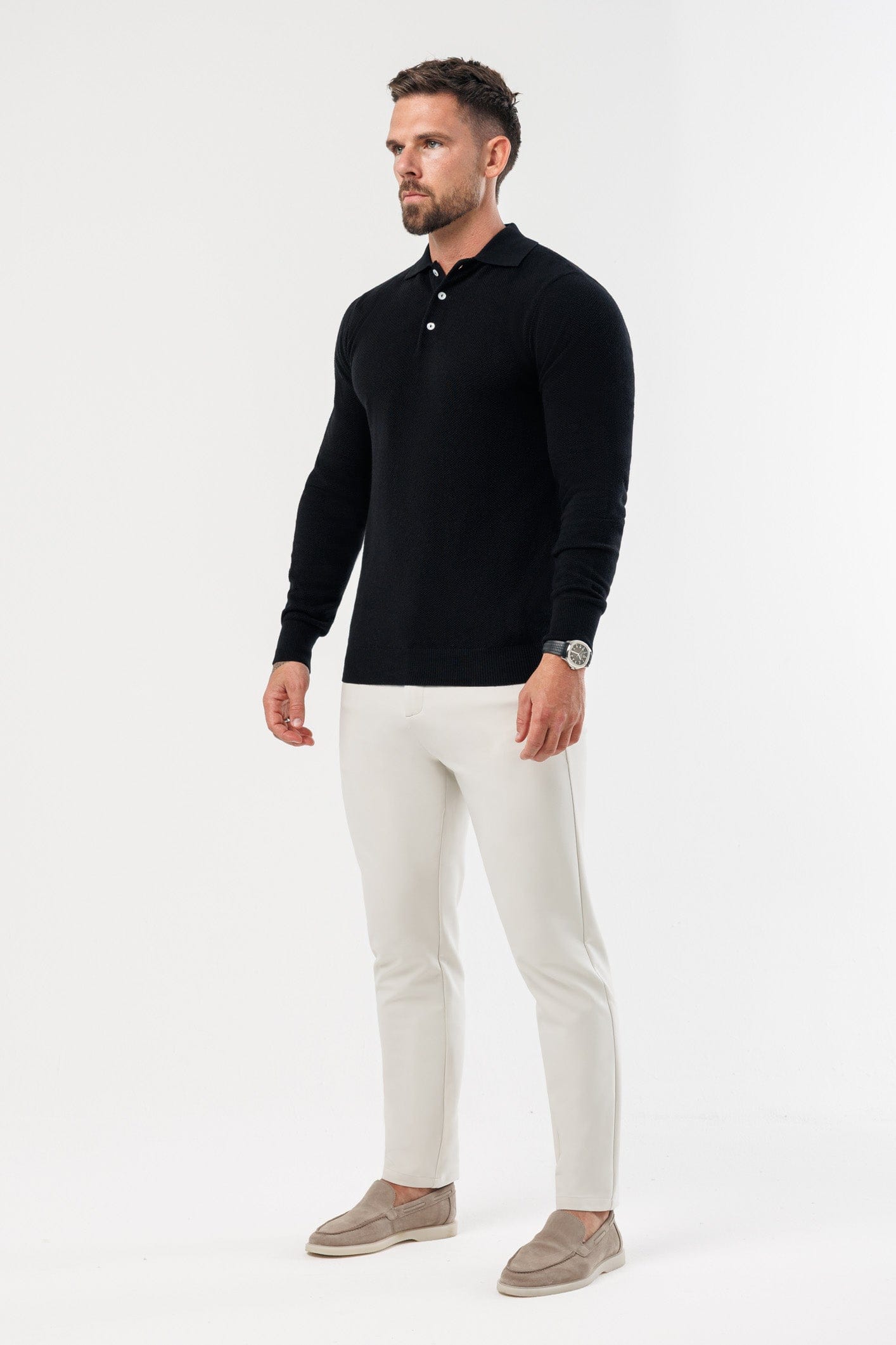COAST UZUN KOLLU POLO - SİYAH