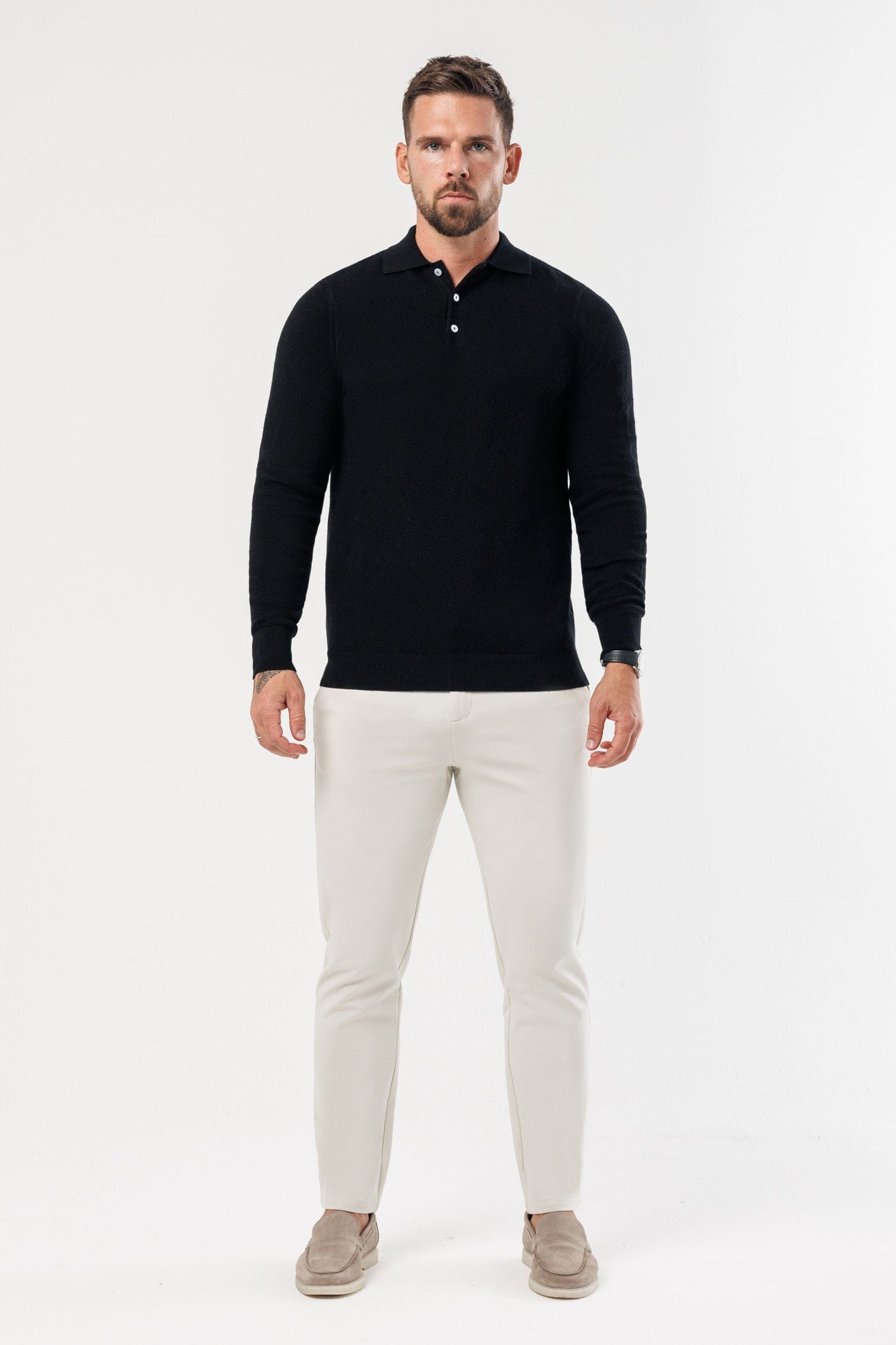 COAST UZUN KOLLU POLO - SİYAH