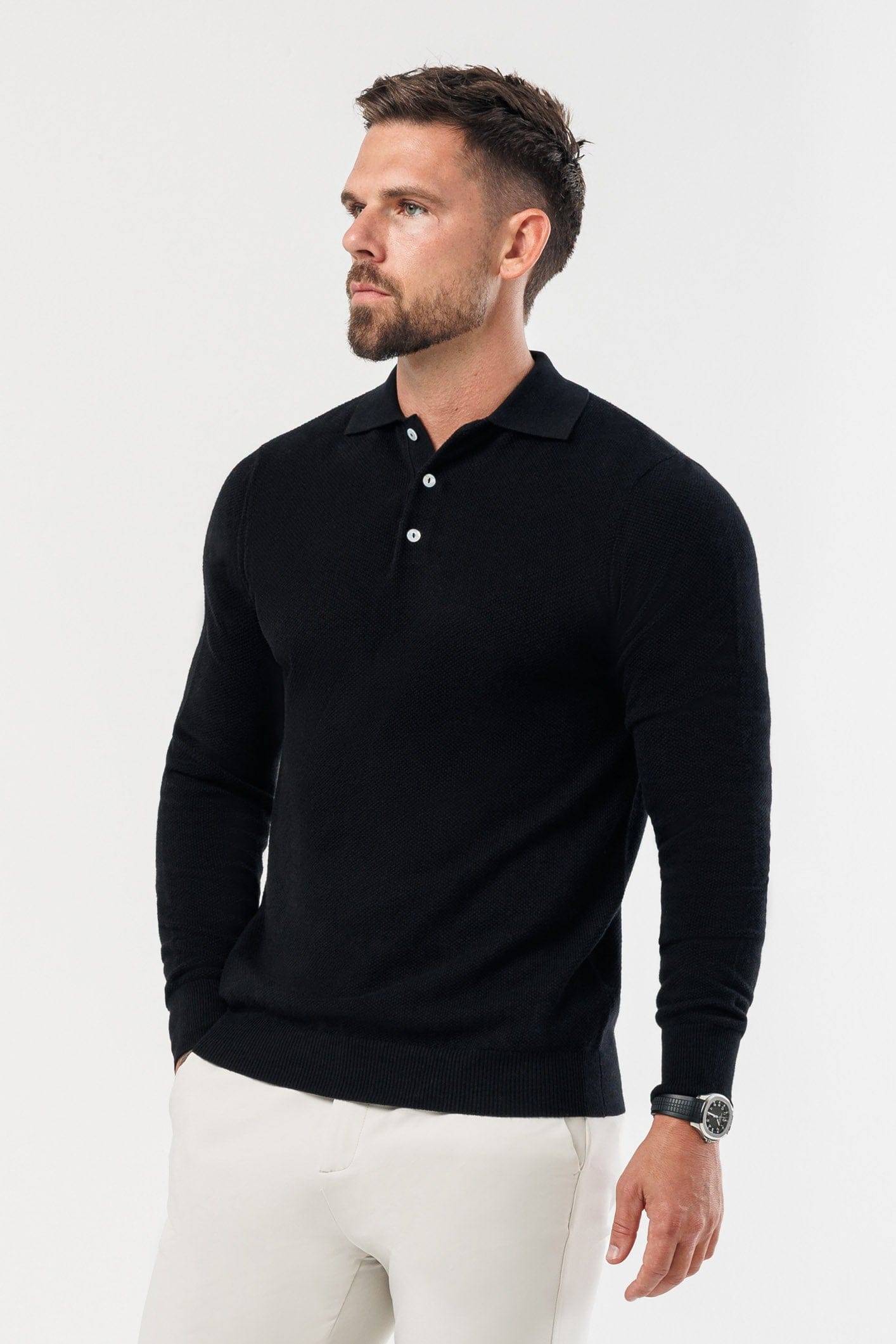 COAST UZUN KOLLU POLO - SİYAH