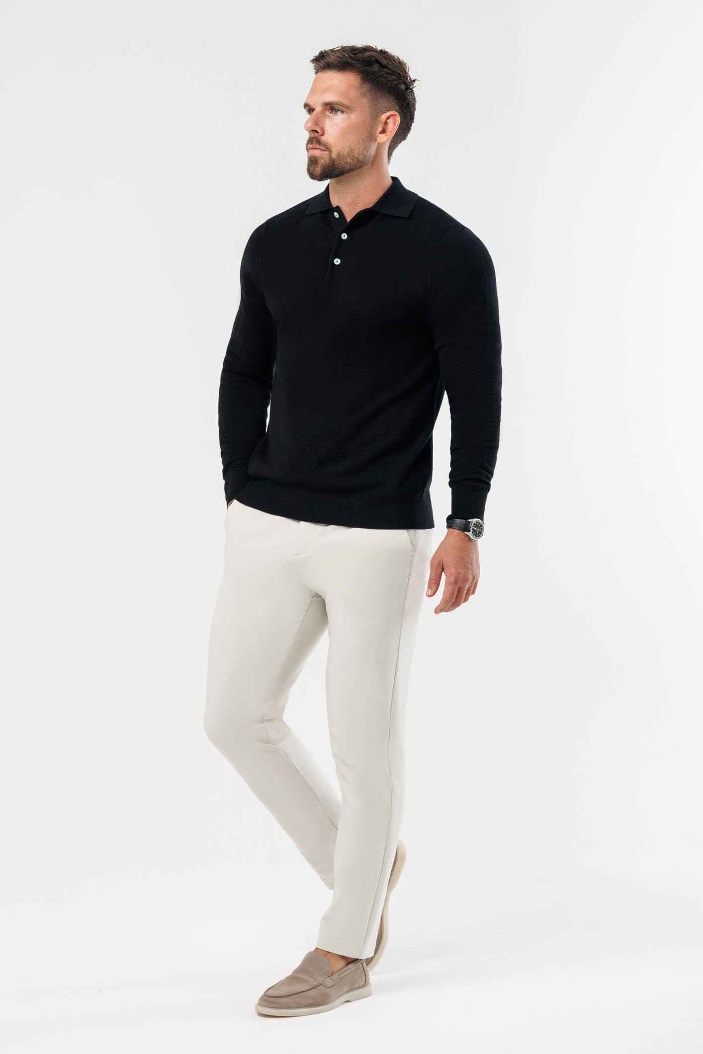 COAST UZUN KOLLU POLO - SİYAH