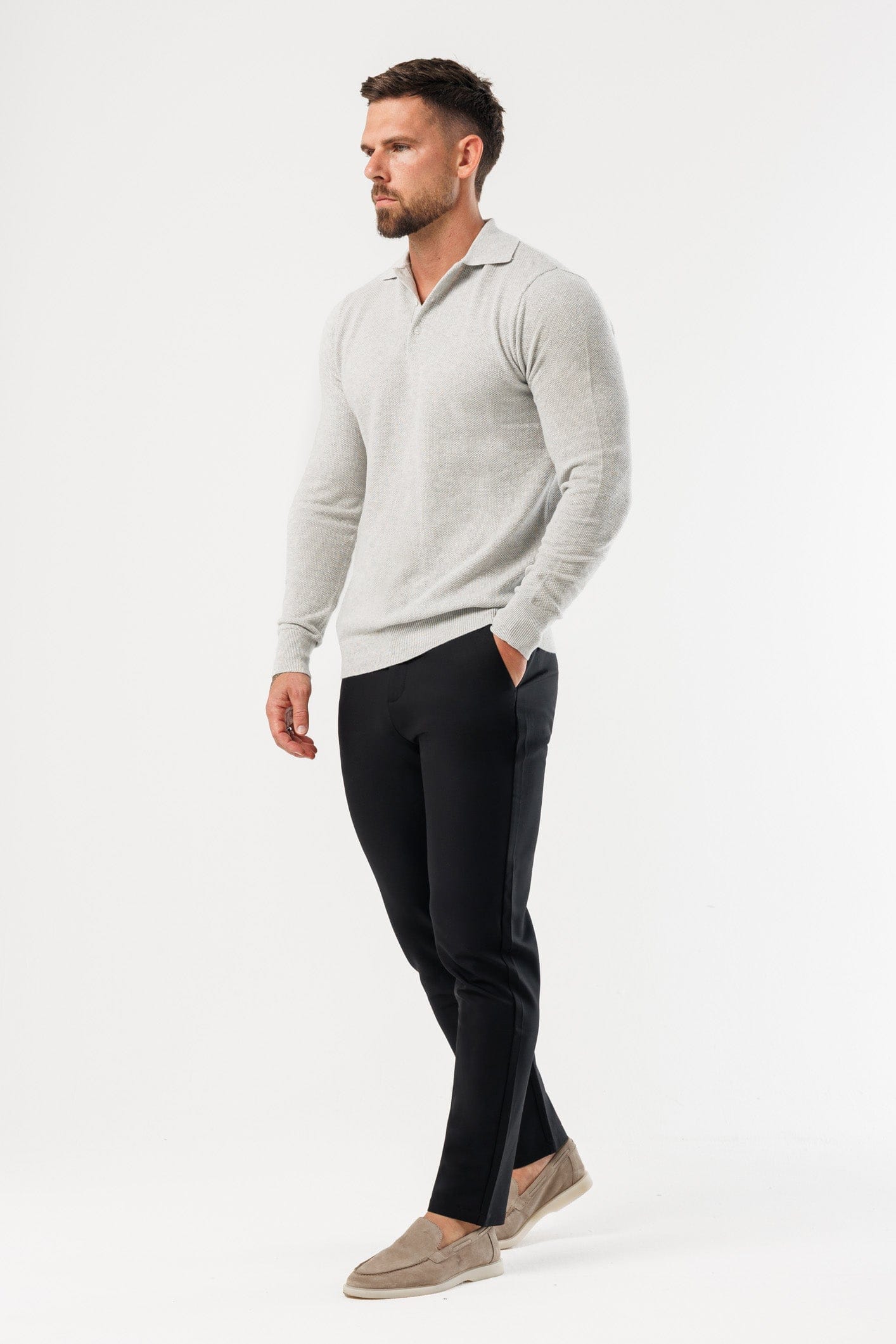 COAST UZUN KOLLU POLO - GRİ MELANJ