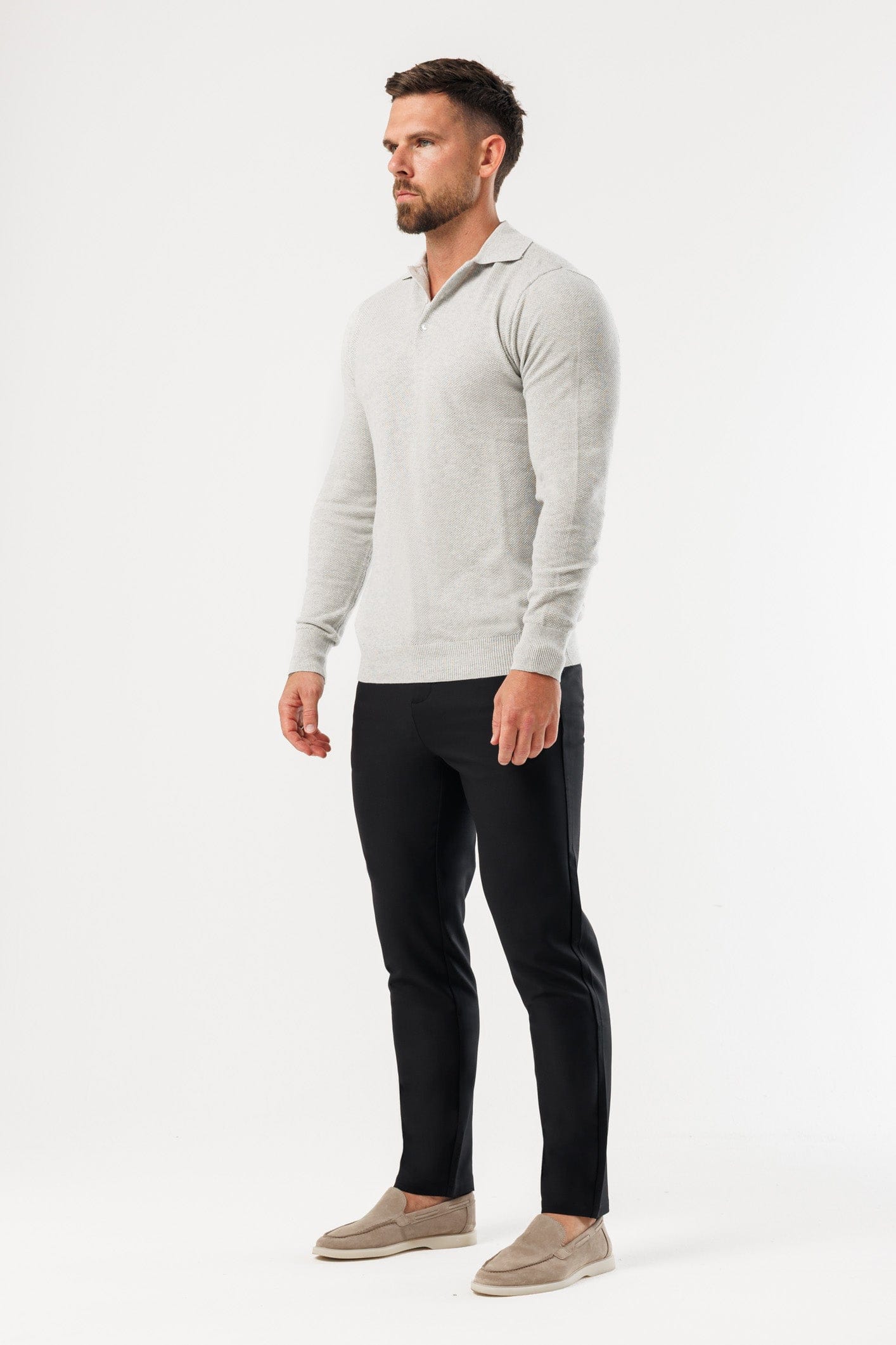 COAST UZUN KOLLU POLO - GRİ MELANJ