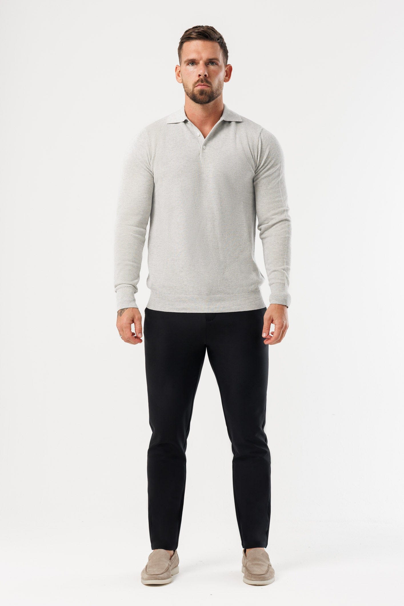 COAST UZUN KOLLU POLO - GRİ MELANJ
