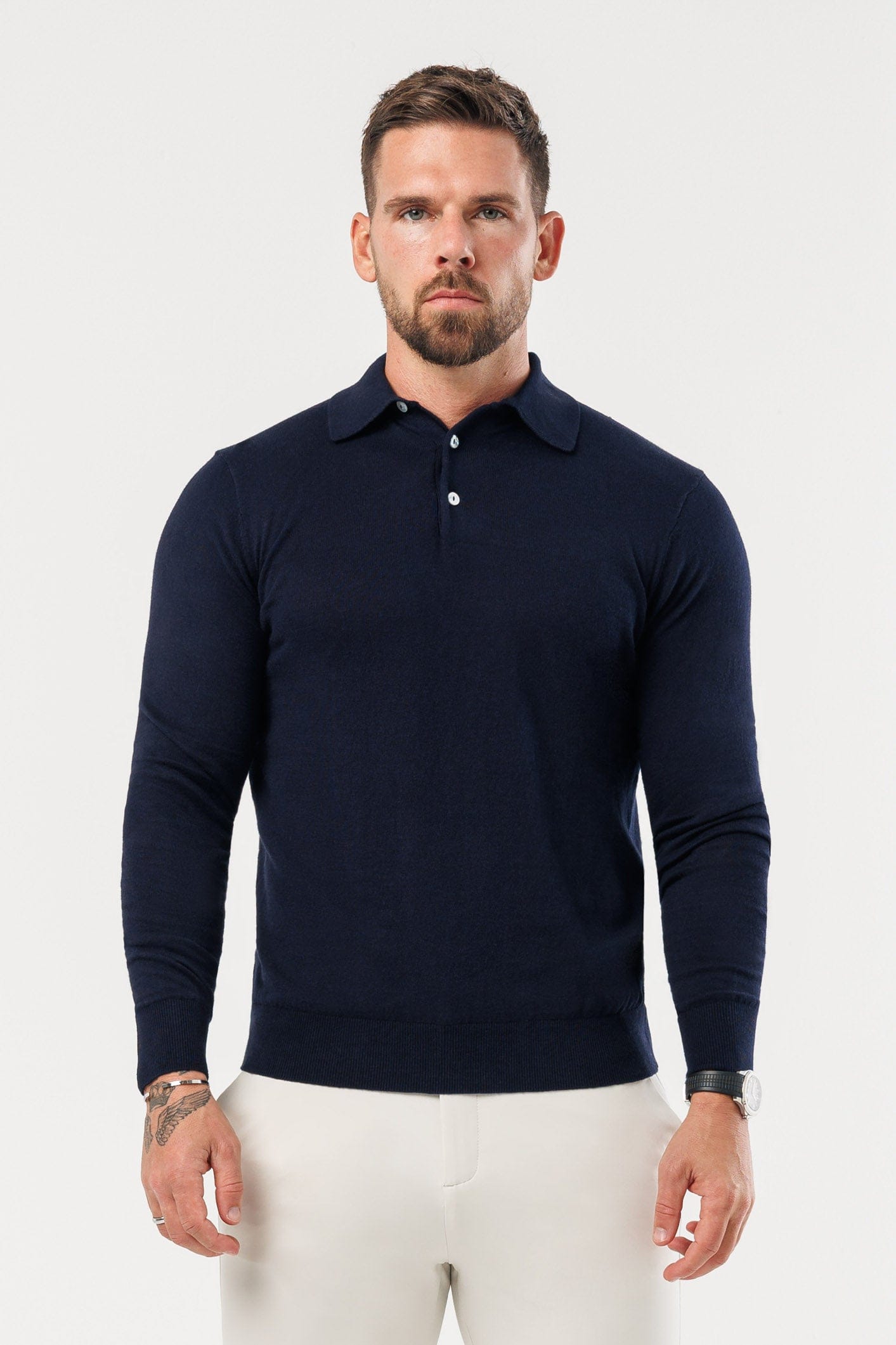 COAST UZUN KOLLU POLO - LACİVERT