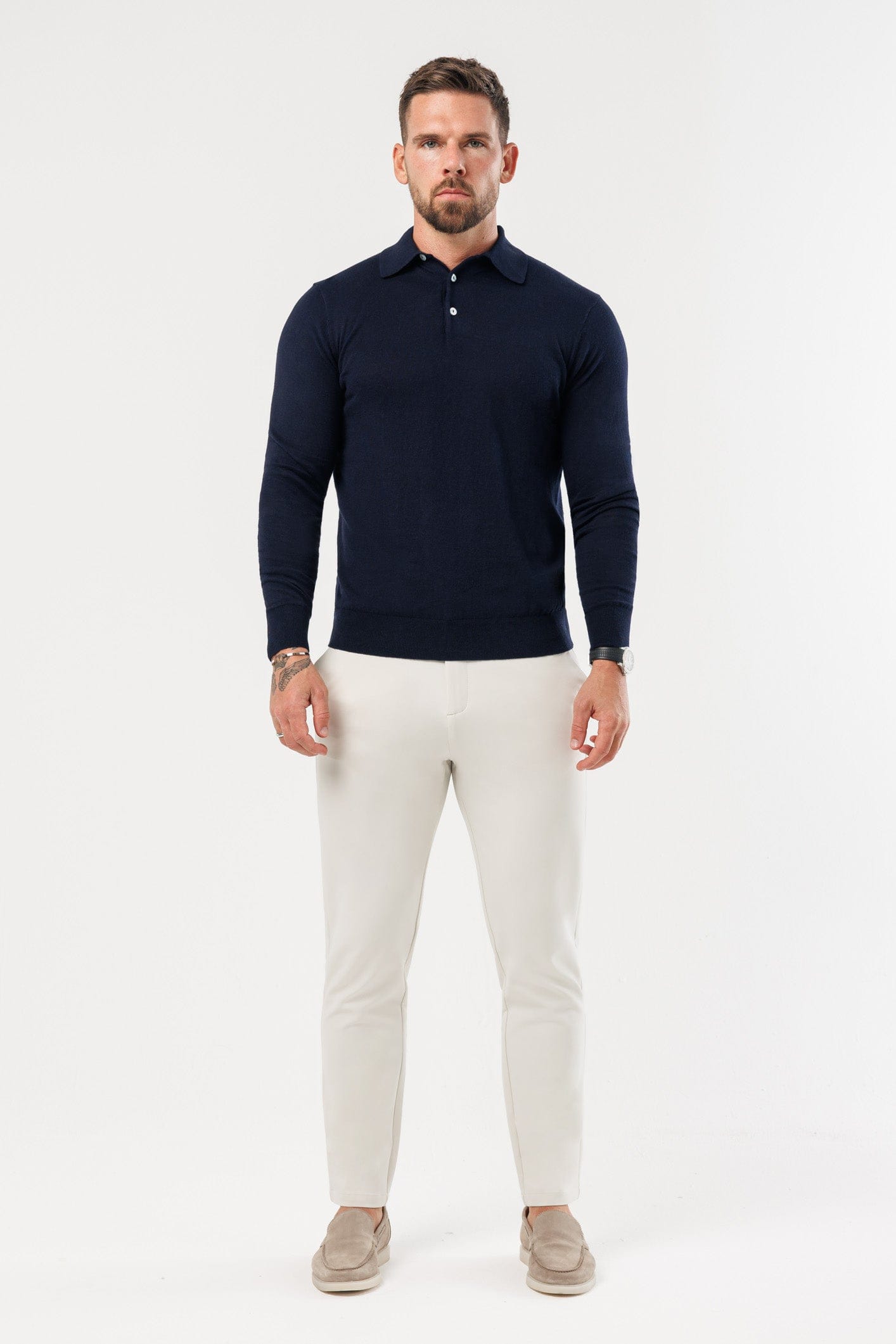COAST UZUN KOLLU POLO - LACİVERT
