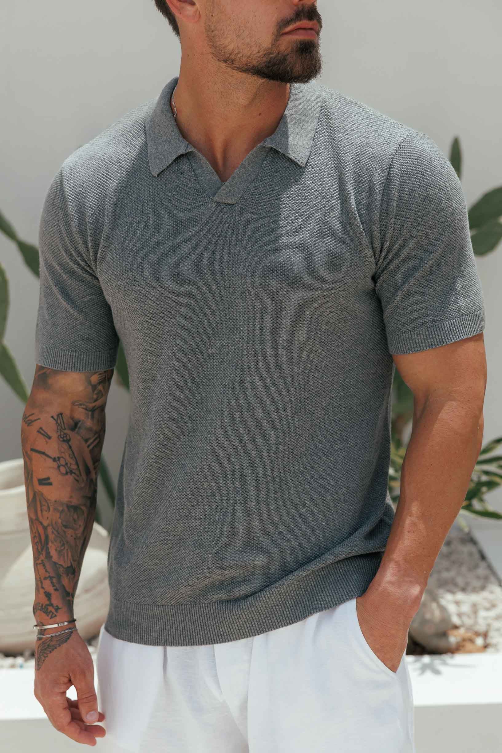 COAST POLO - KOYU GRİ