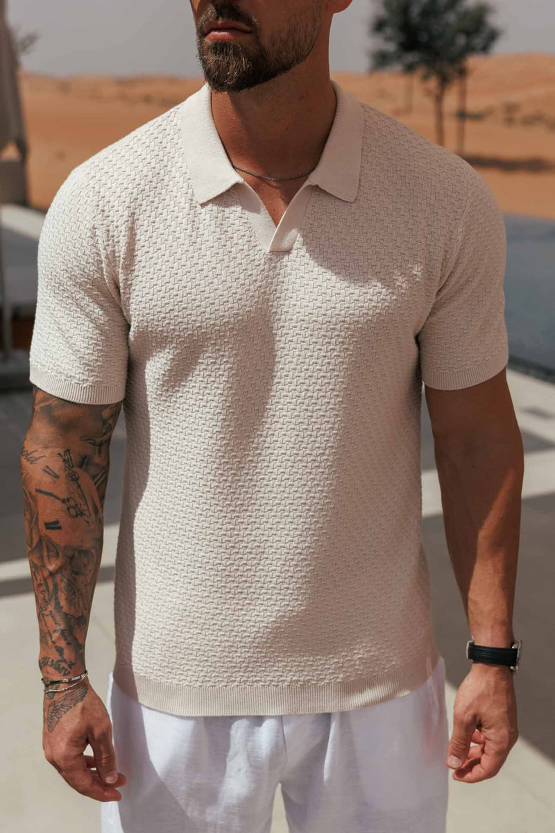 NOIR POLO - KREM