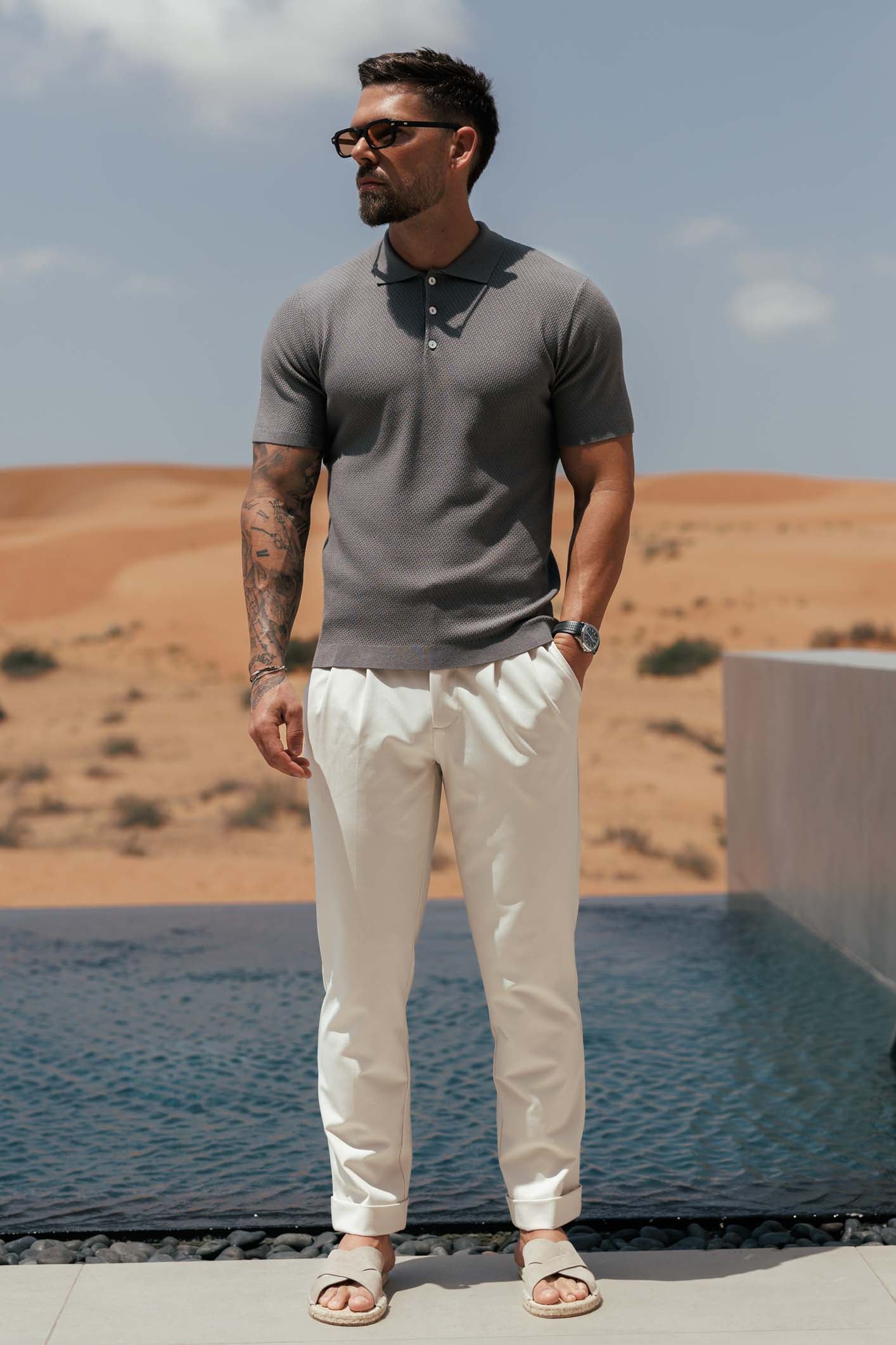 SANTAL POLO - KOYU GRİ