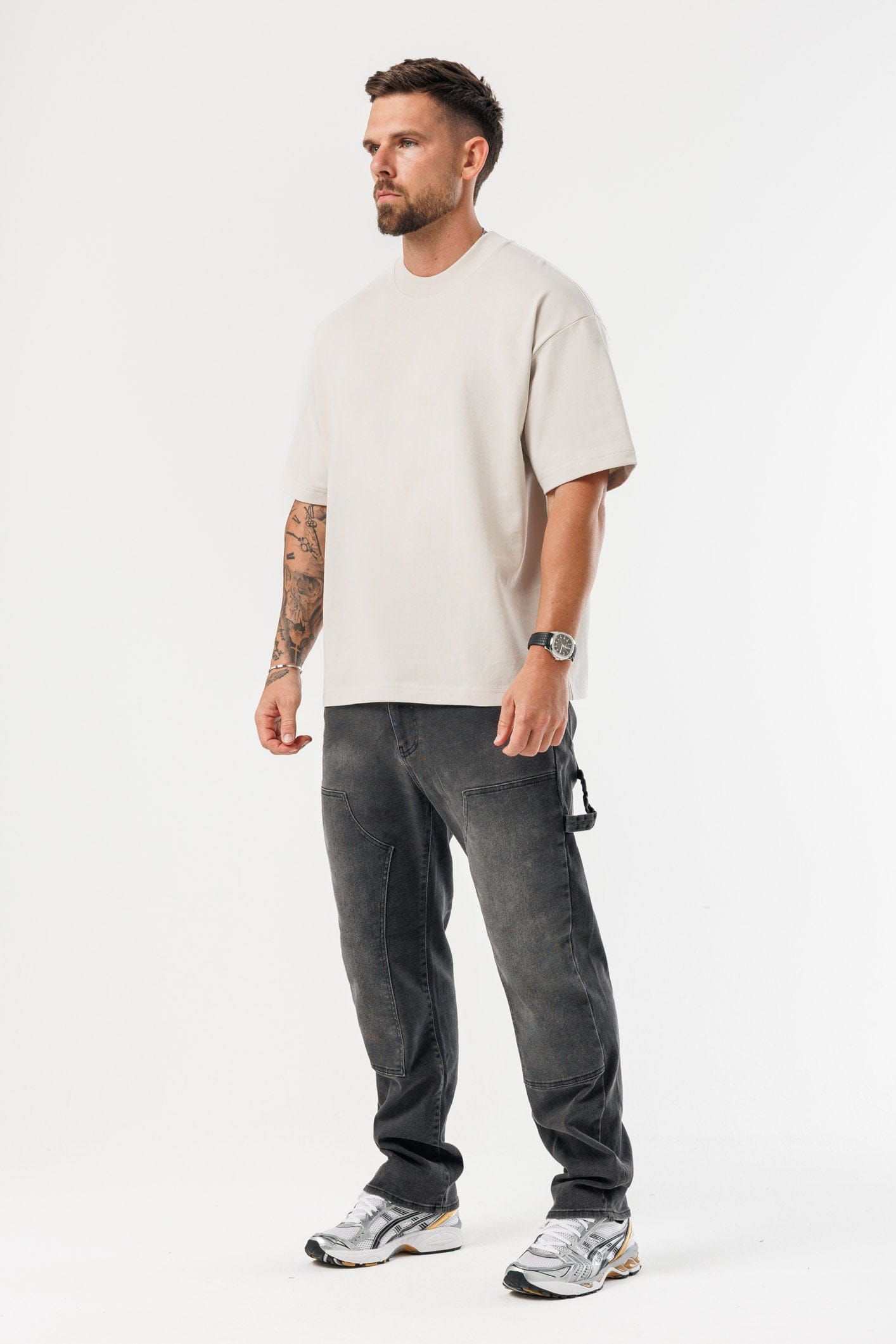 OVERSIZE TİŞÖRT - BEJ