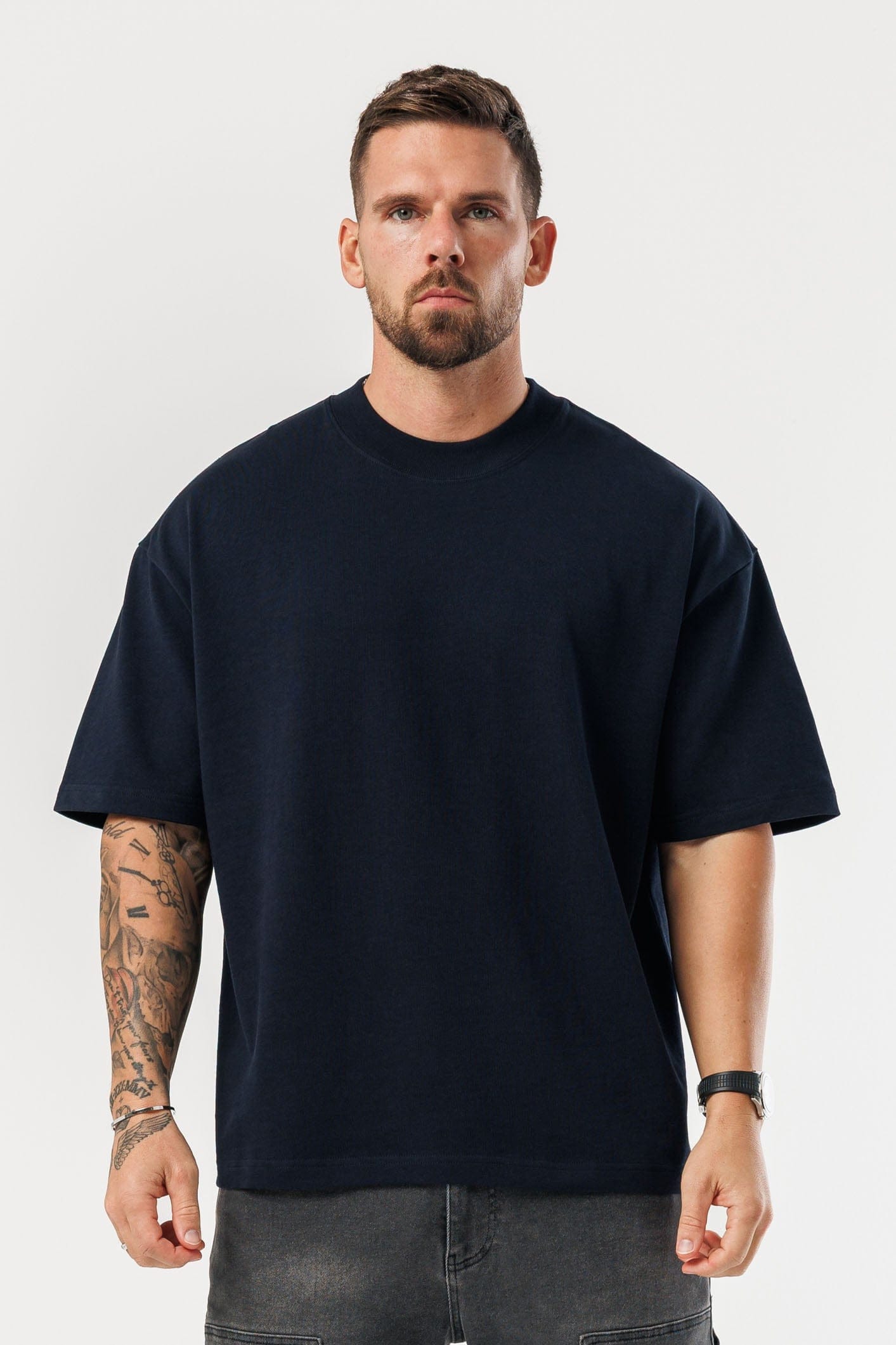 OVERSIZE TİŞÖRT - LACİVERT