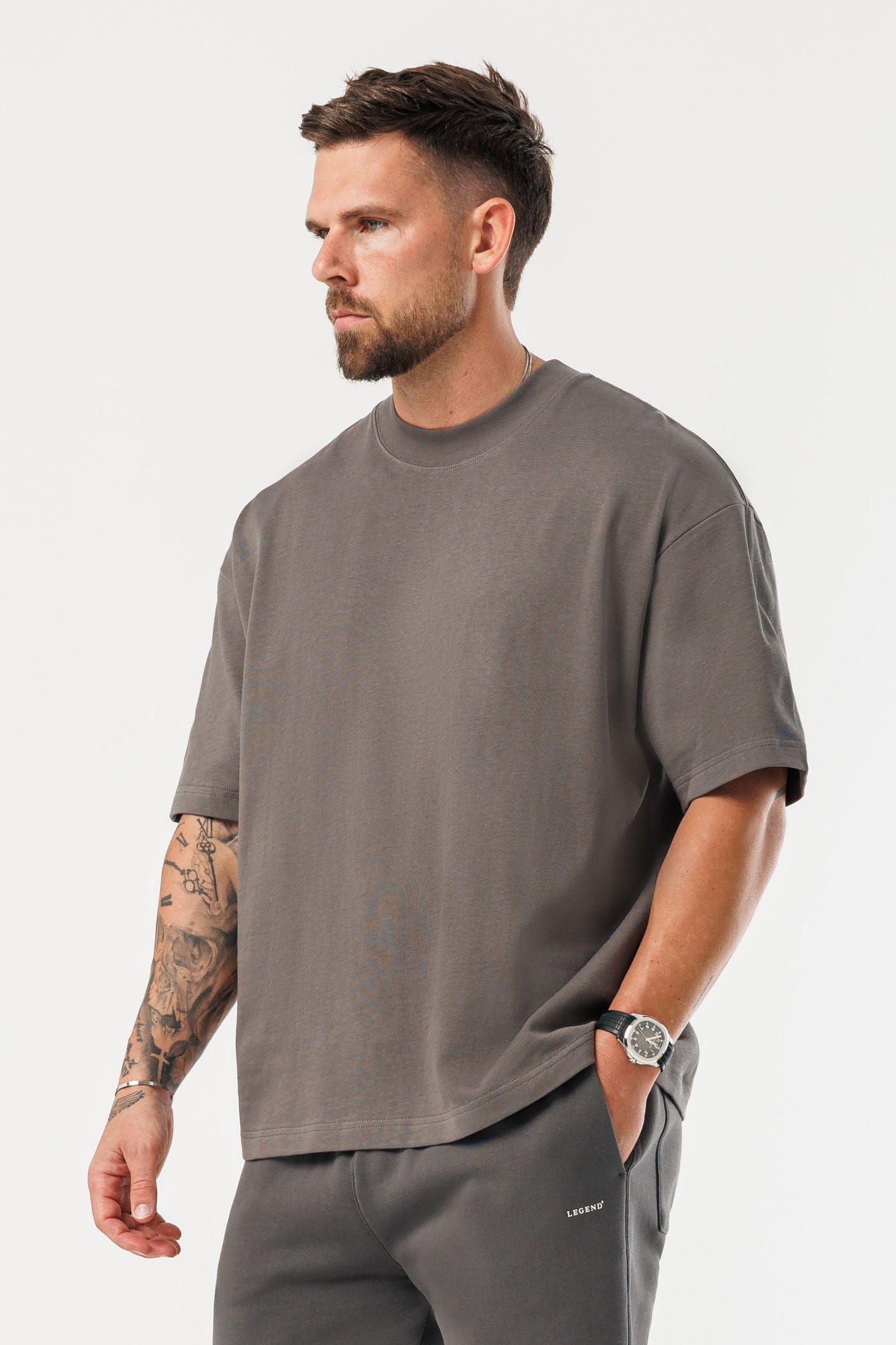 OVERSIZE T-SHİRT - VİNTAGE HAKİ