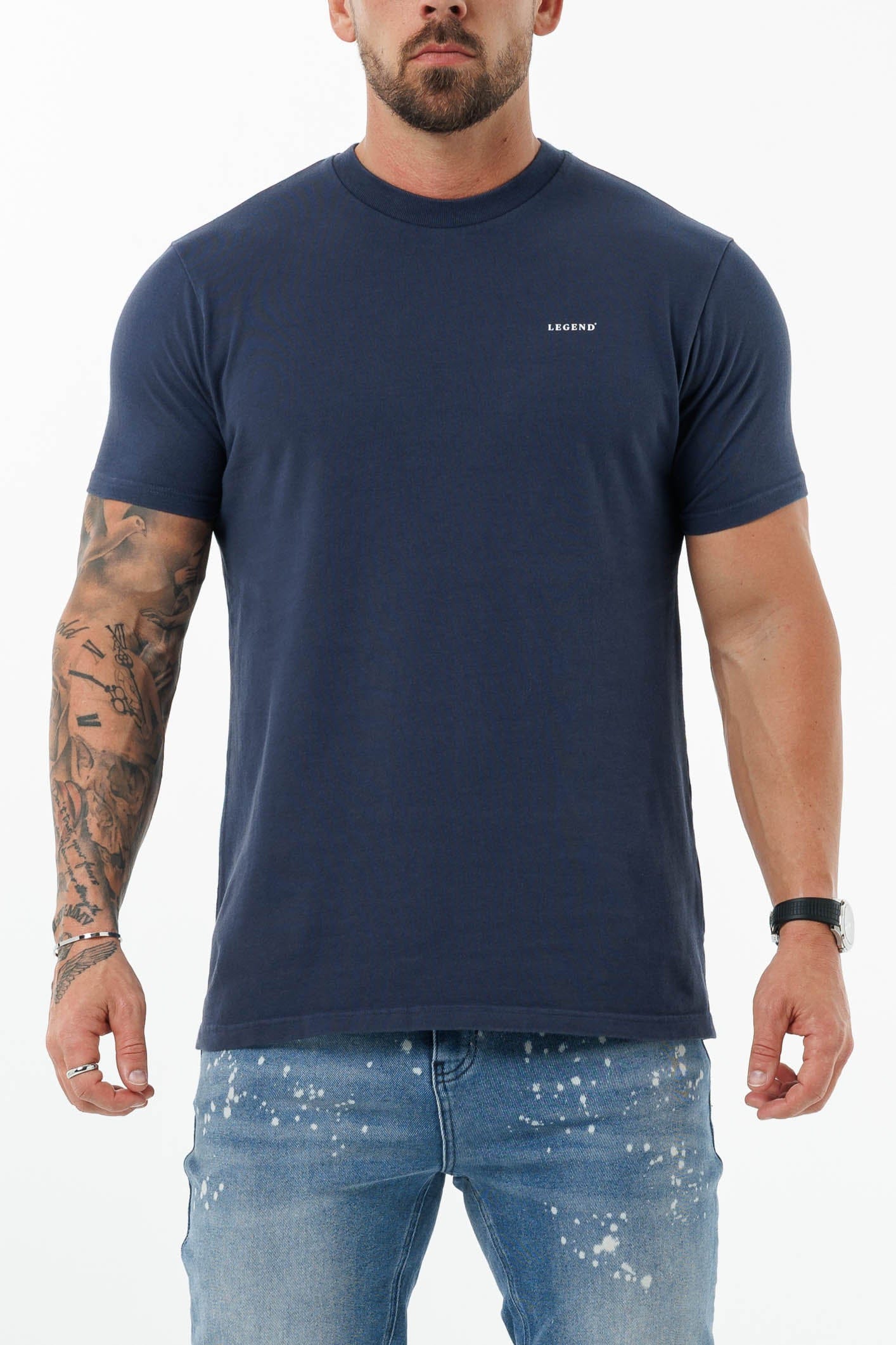 PREMIUM BASIC TİŞÖRT - LACİVERT INDIGO