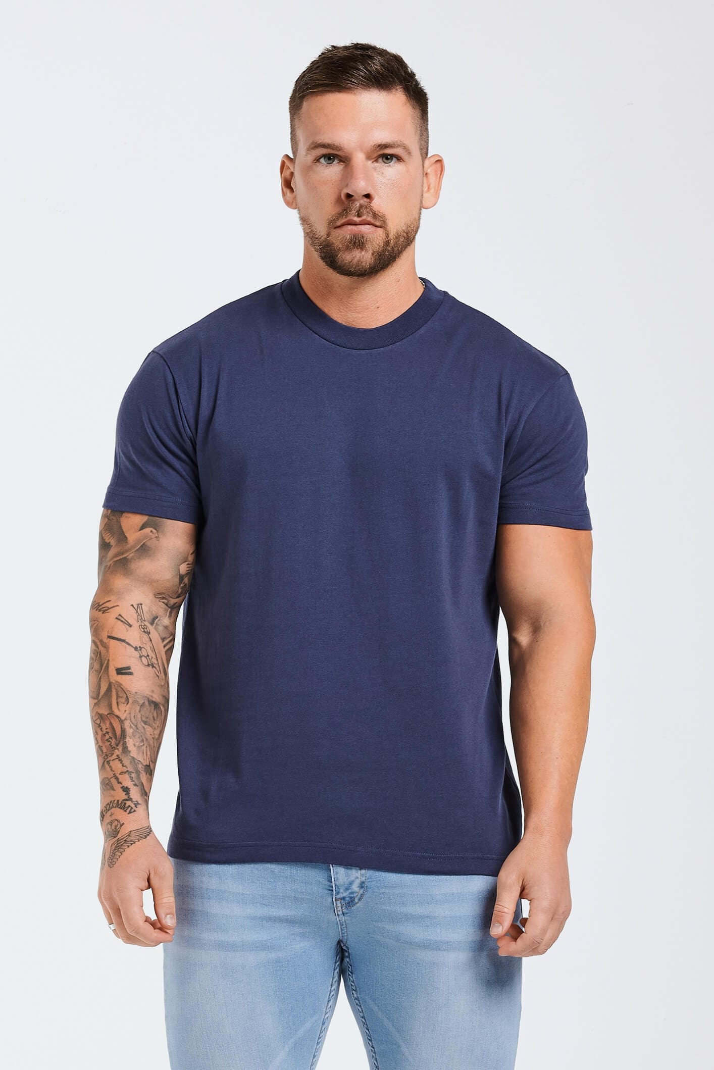 PREMIUM BASIC TİŞÖRT - LACİVERT INDIGO