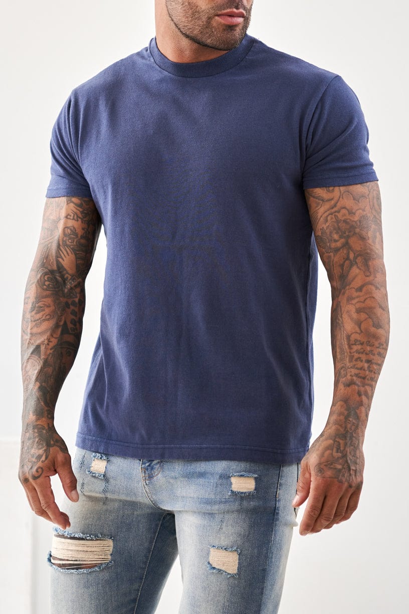 PREMIUM BASIC TİŞÖRT - LACİVERT INDIGO