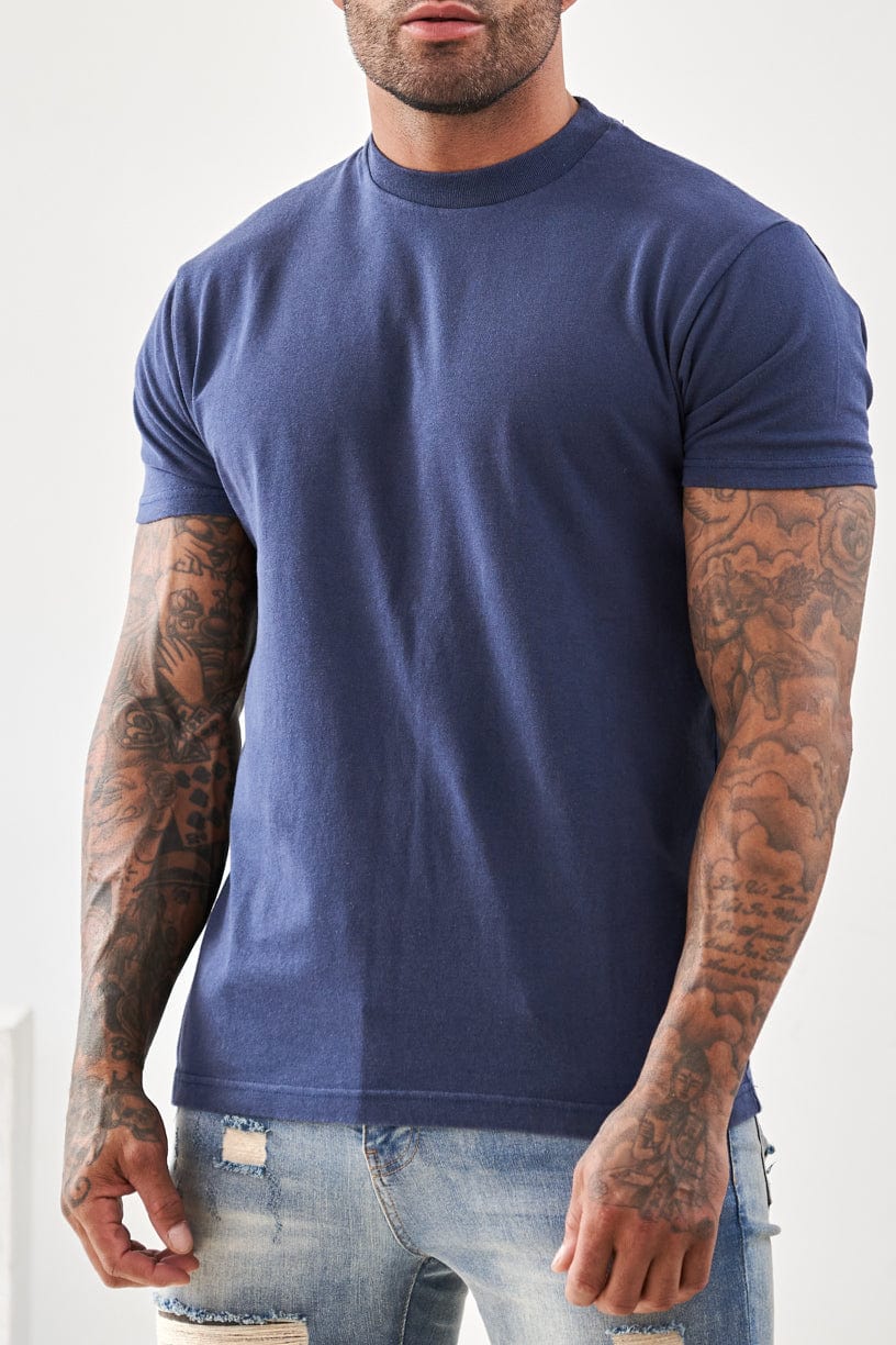 PREMIUM BASIC TİŞÖRT - LACİVERT INDIGO