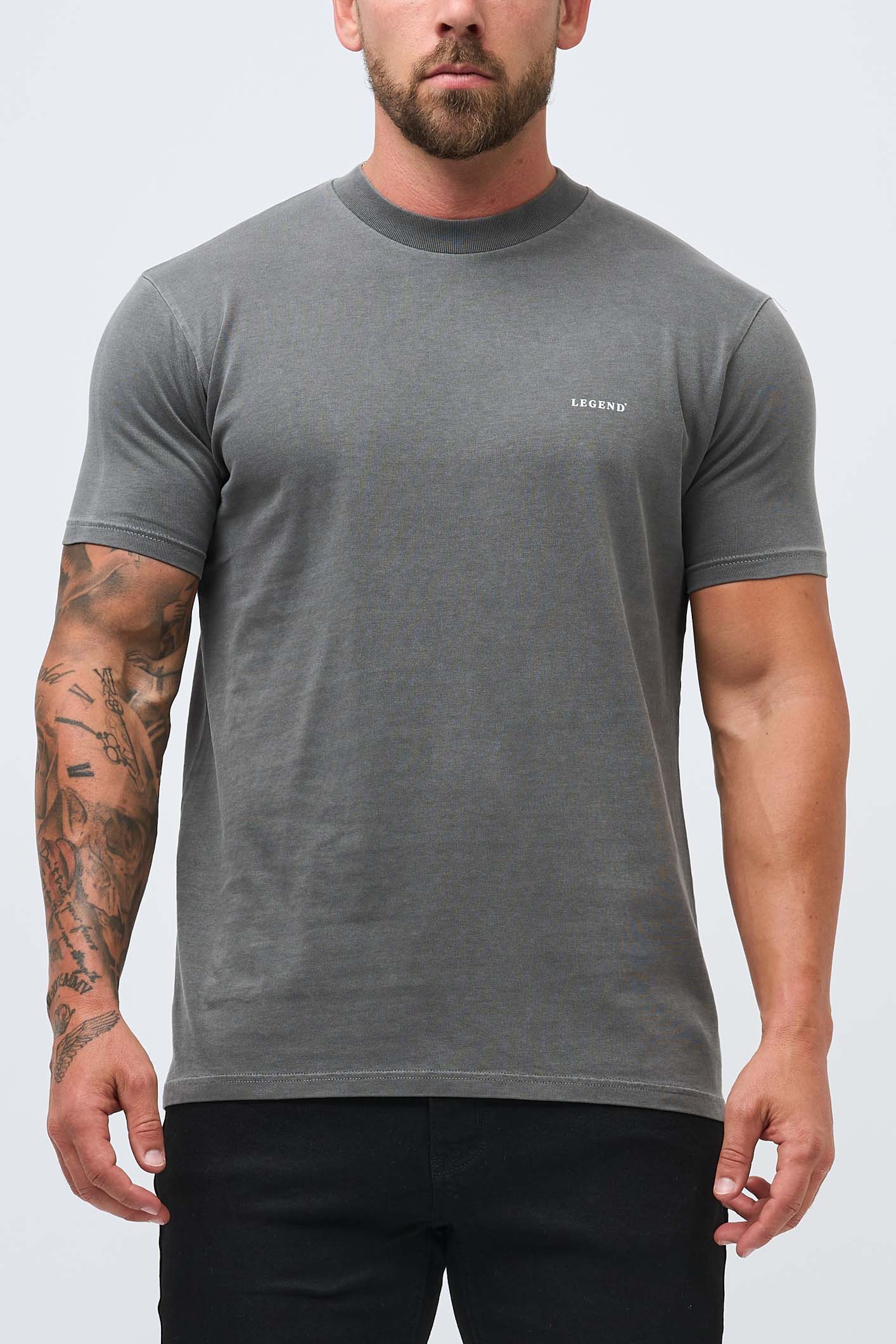 PREMIUM BASIC TİŞÖRT - VINTAGE GRİ