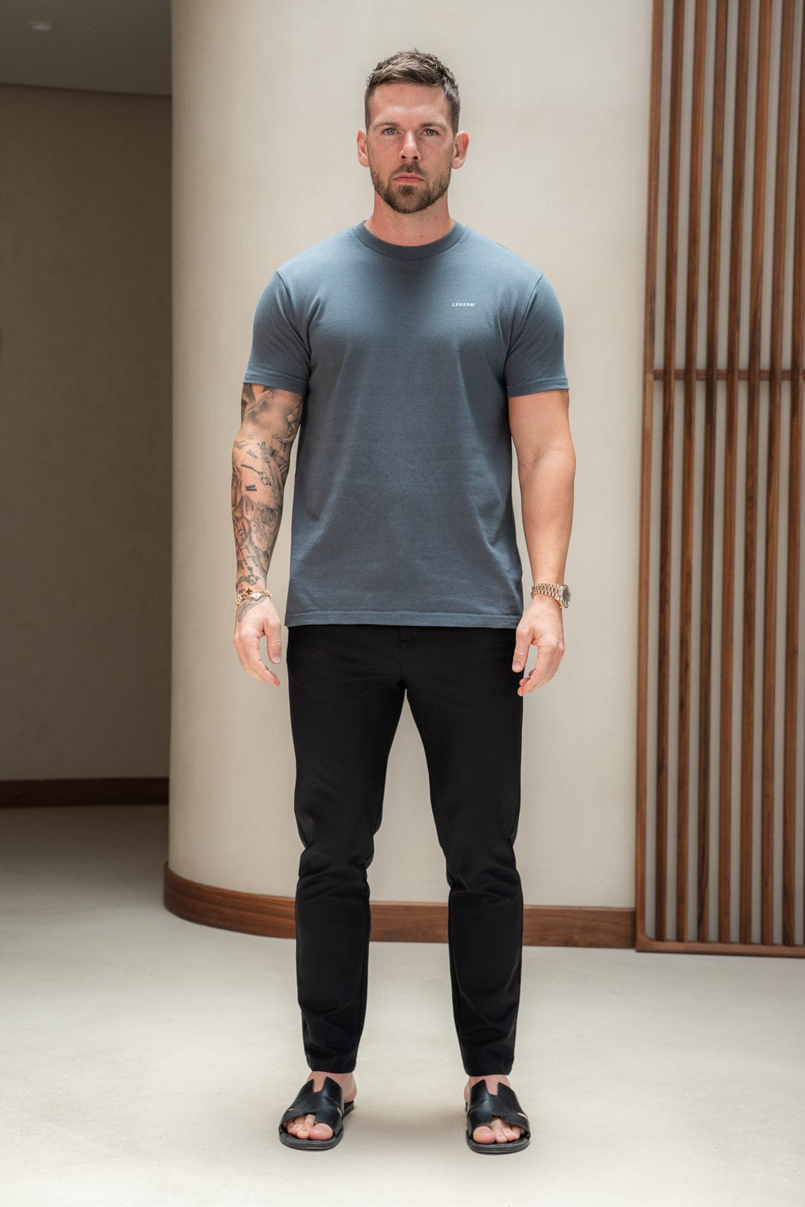 PREMIUM BASIC TİŞÖRT - VINTAGE INDIGO