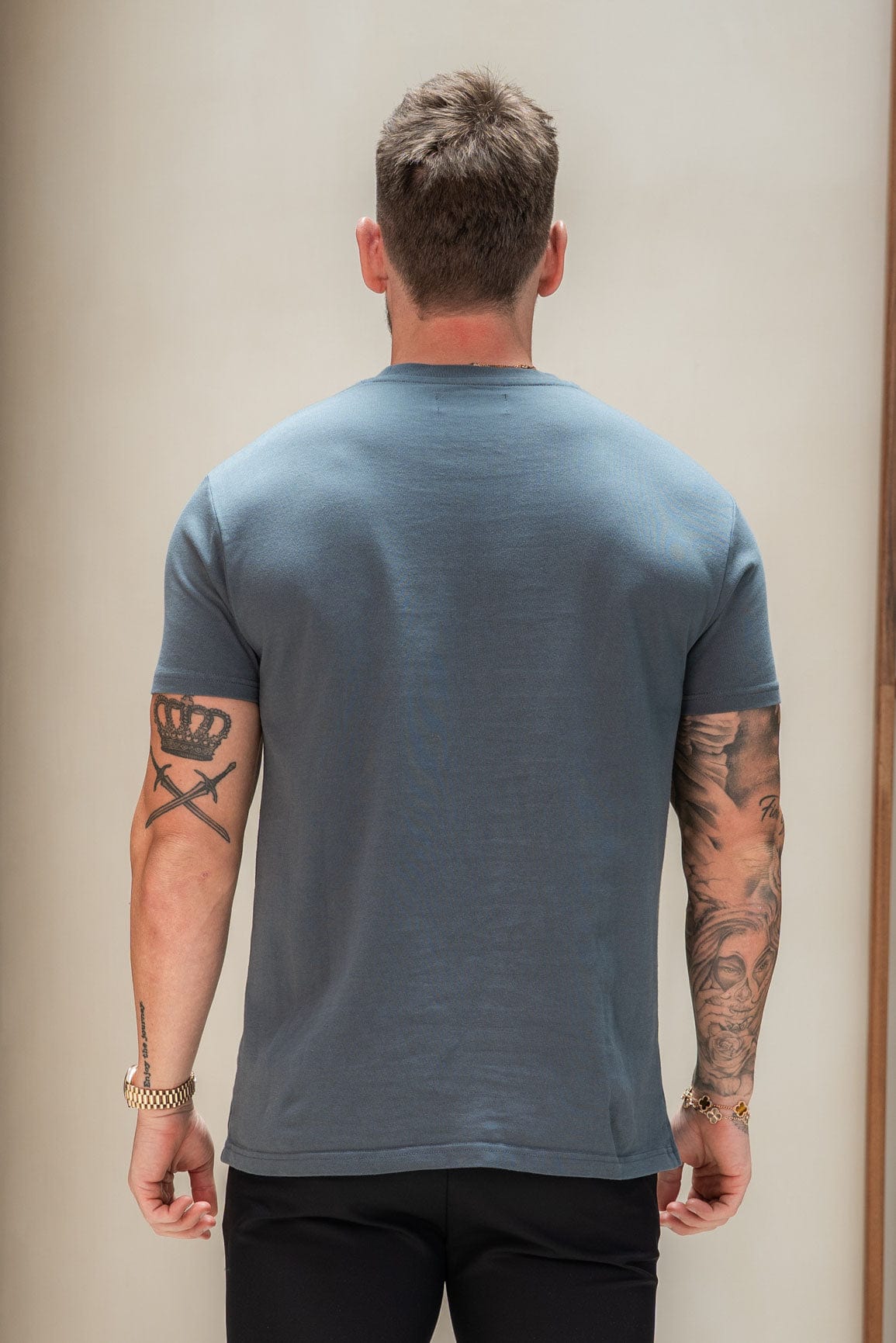 PREMIUM BASIC TİŞÖRT - VINTAGE INDIGO