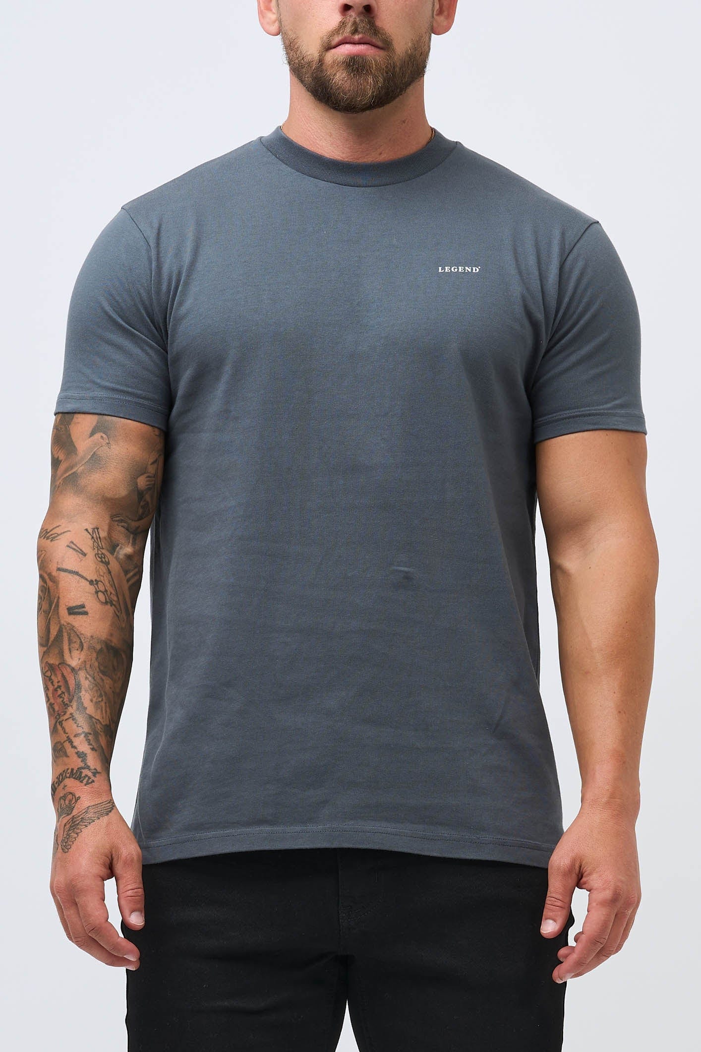 PREMIUM BASIC TİŞÖRT - VINTAGE INDIGO